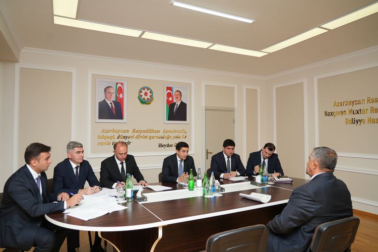 Nazir Fərid Əhmədov Naxçıvan şəhərində vətəndaşları qəbul edib