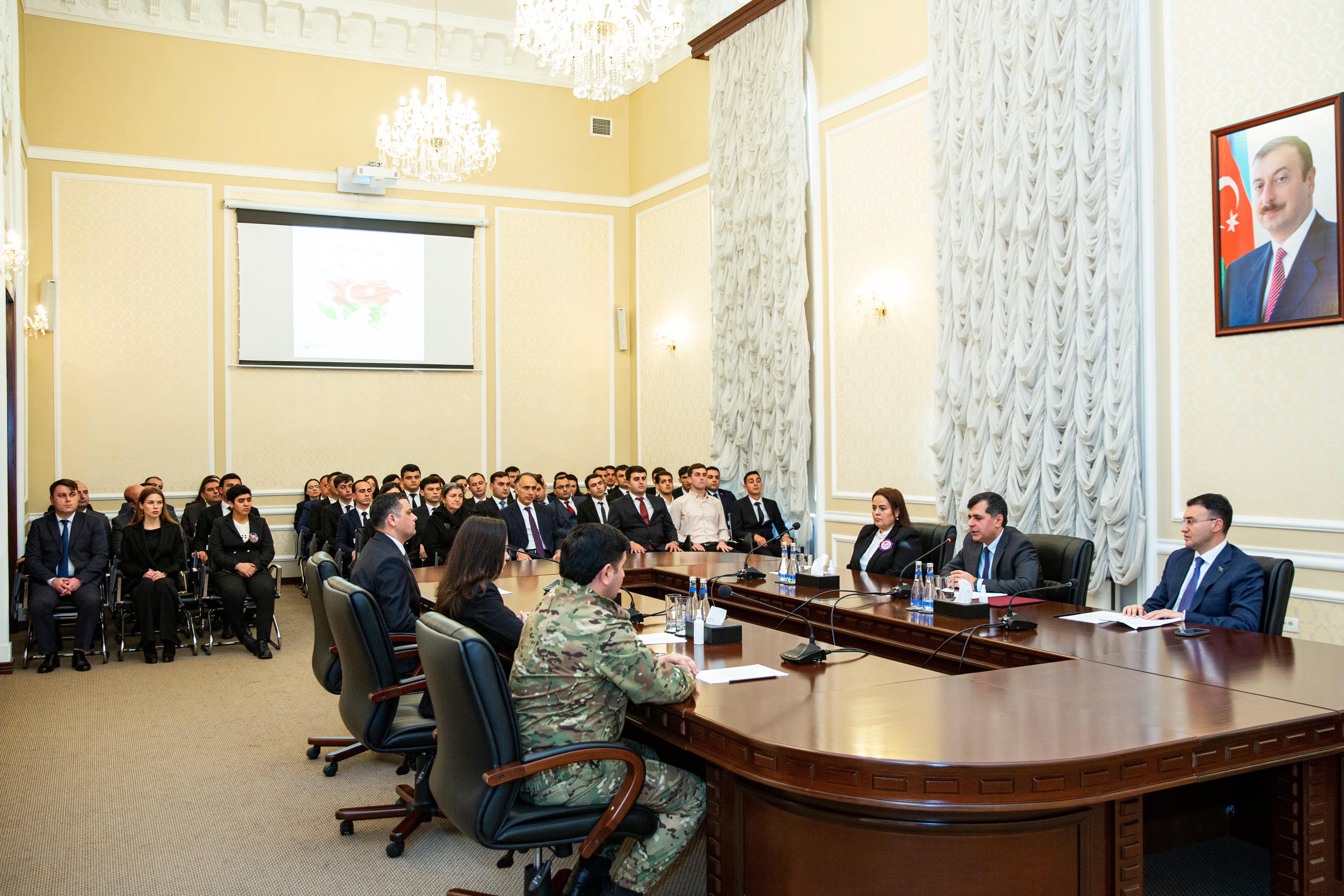 Ədliyyə Nazirliyində Zəfər Günü münasibətilə tədbir keçirilib