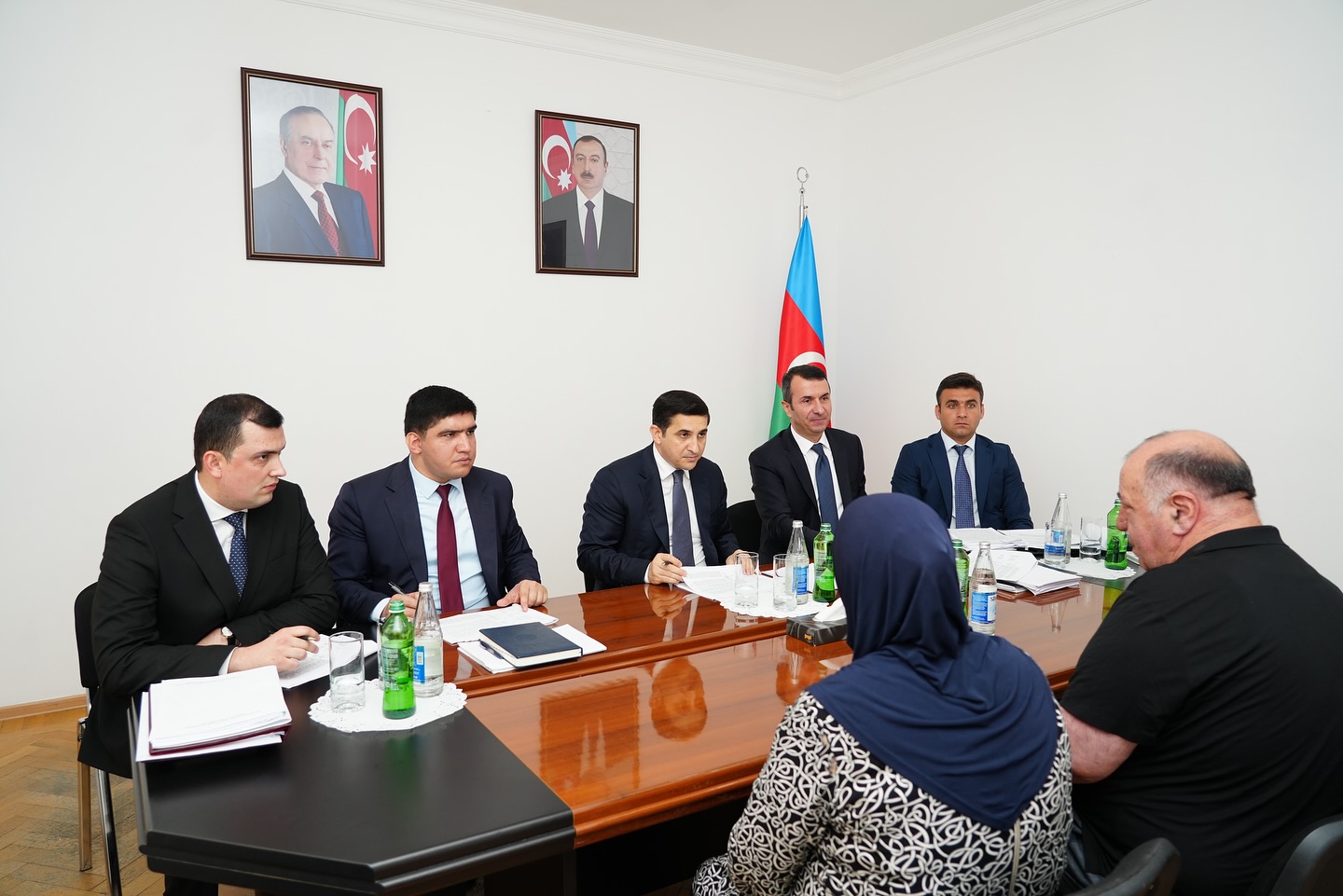 Nazir Fərid Əhmədov Ağsu şəhərində vətəndaşları qəbul edib