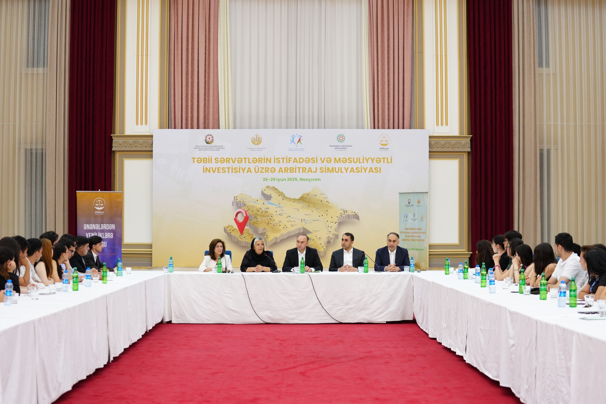 Naxçıvanda “Təbii sərvətlərin istifadəsi və məsuliyyətli investisiya üzrə arbitraj simulyasiyası” layihəsi həyata keçirilib