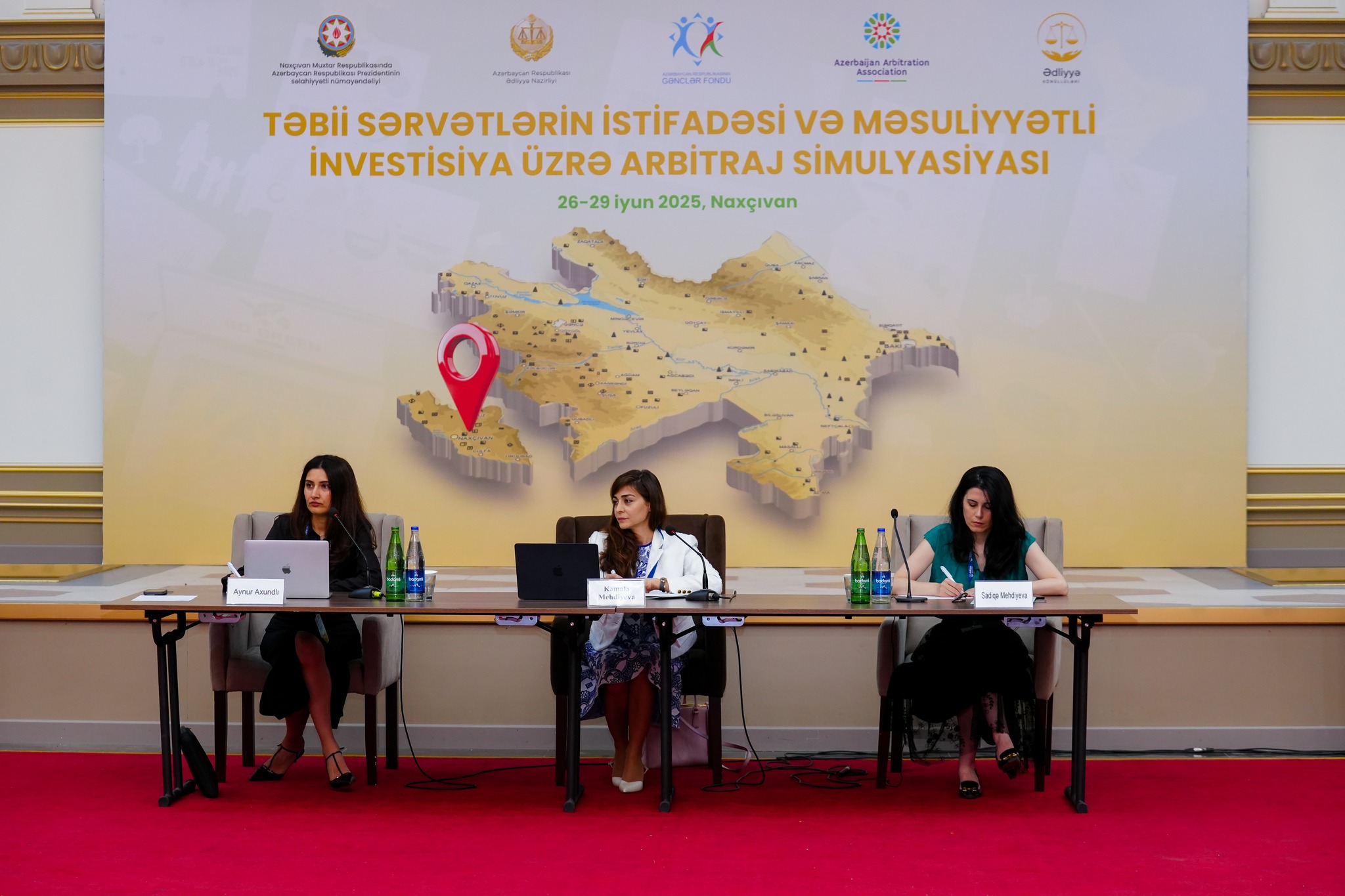 Naxçıvanda “Təbii sərvətlərin istifadəsi və məsuliyyətli investisiya üzrə arbitraj simulyasiyası” layihəsi həyata keçirilib