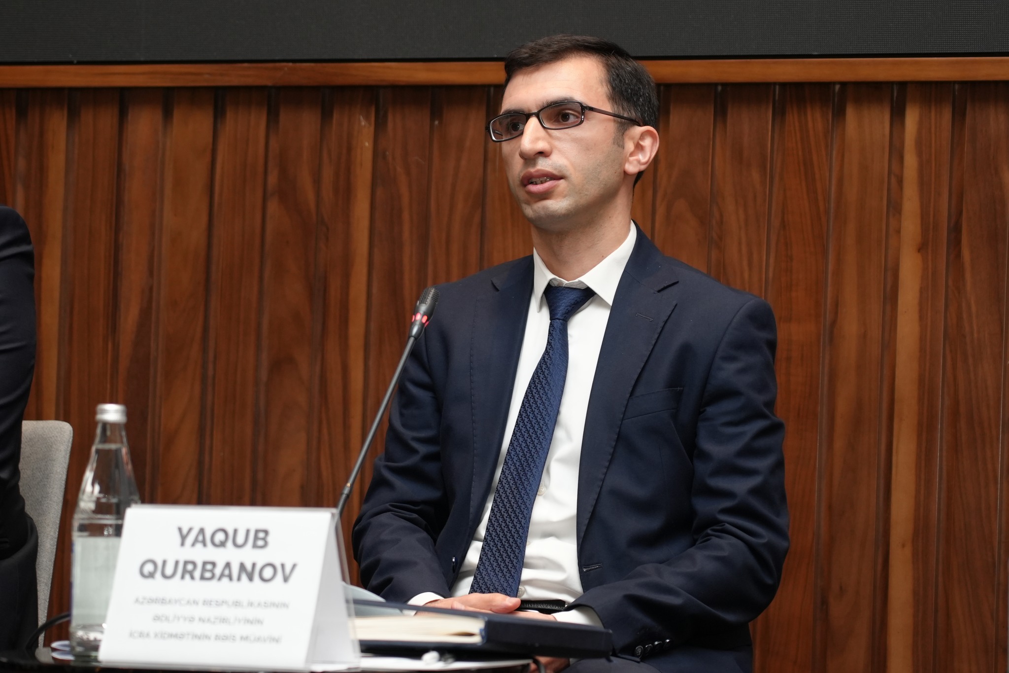 Ədliyyə nazirinin müavini Milli Biznesin İnkişafı Forumunda çıxış edib