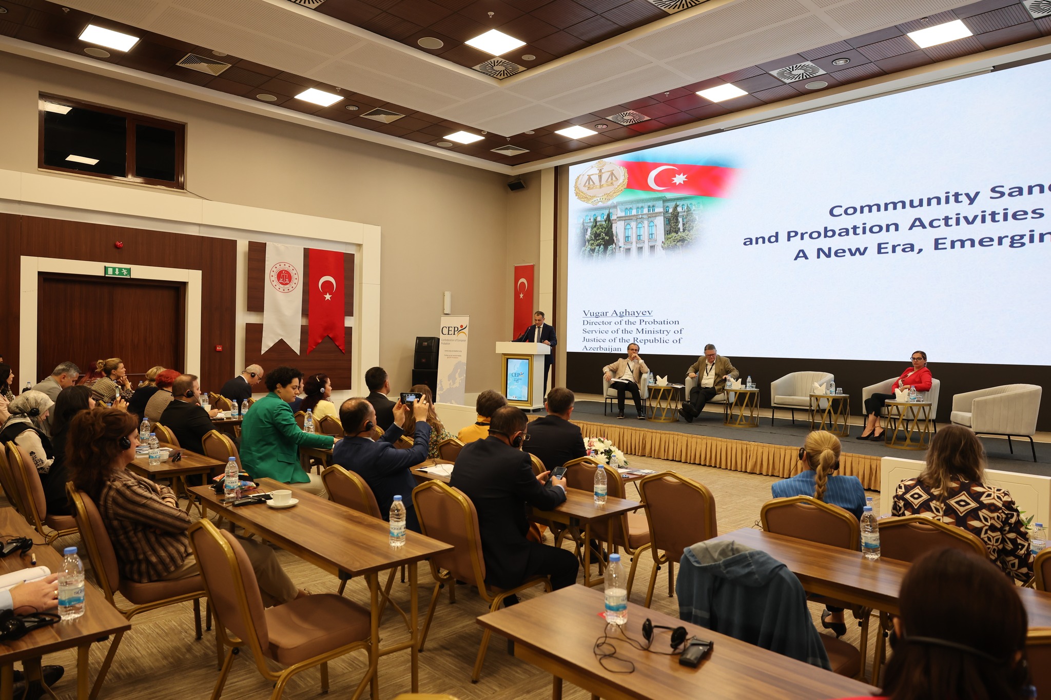 Ədliyyə Nazirliyinin Probasiya xidməti CEP-in Antalya konfransında təmsil olunub