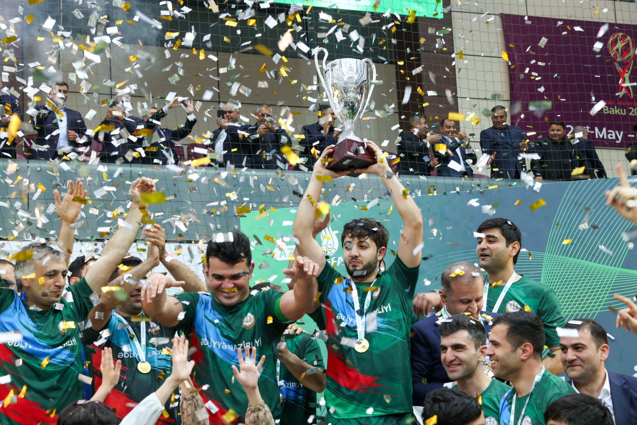 Ədliyyə Nazirliyinin komandası ardıcıl ikinci dəfə mötəbər turnirin qalibi oldu