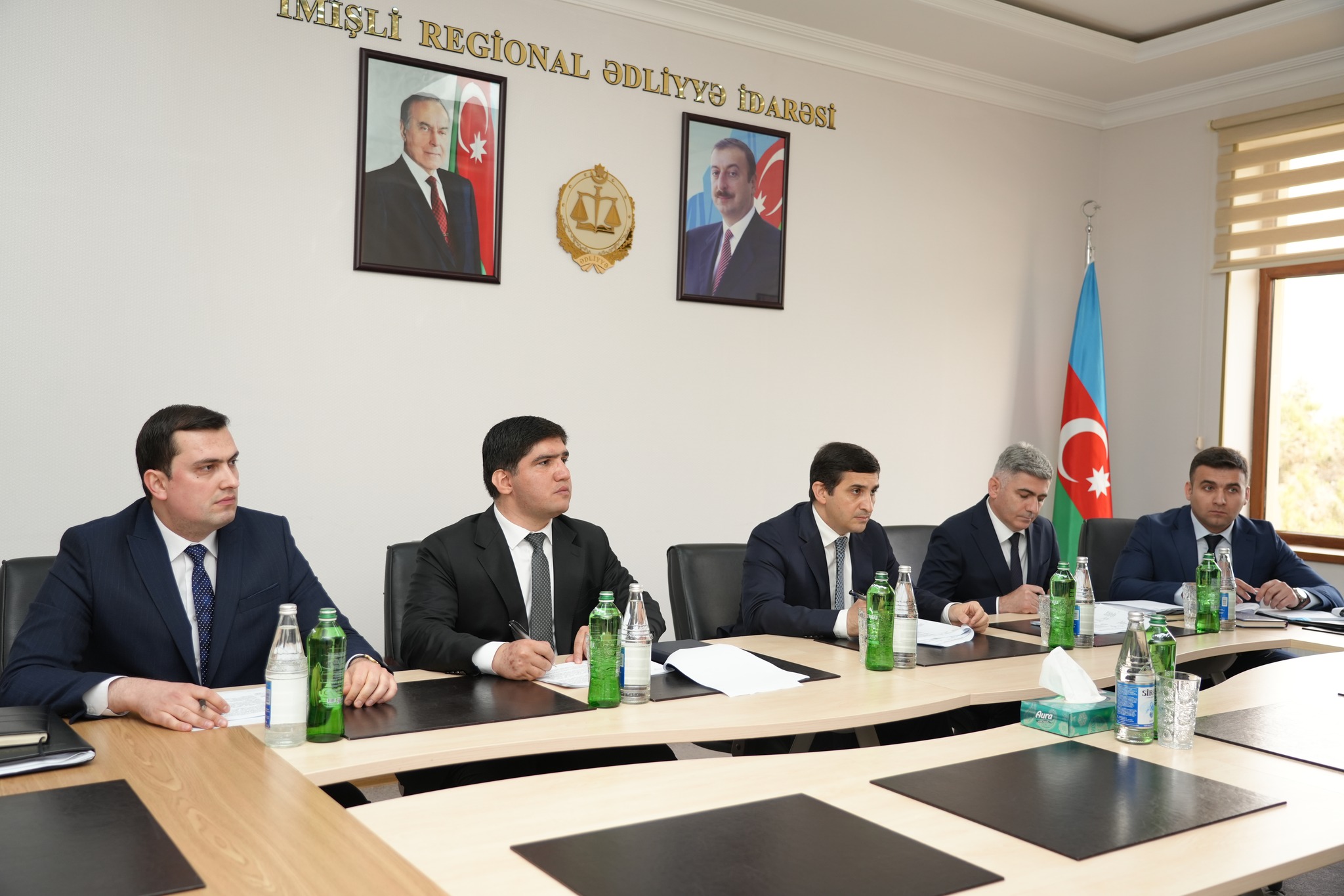 Nazir Fərid Əhmədov İmişli şəhərində vətəndaşları qəbul edib