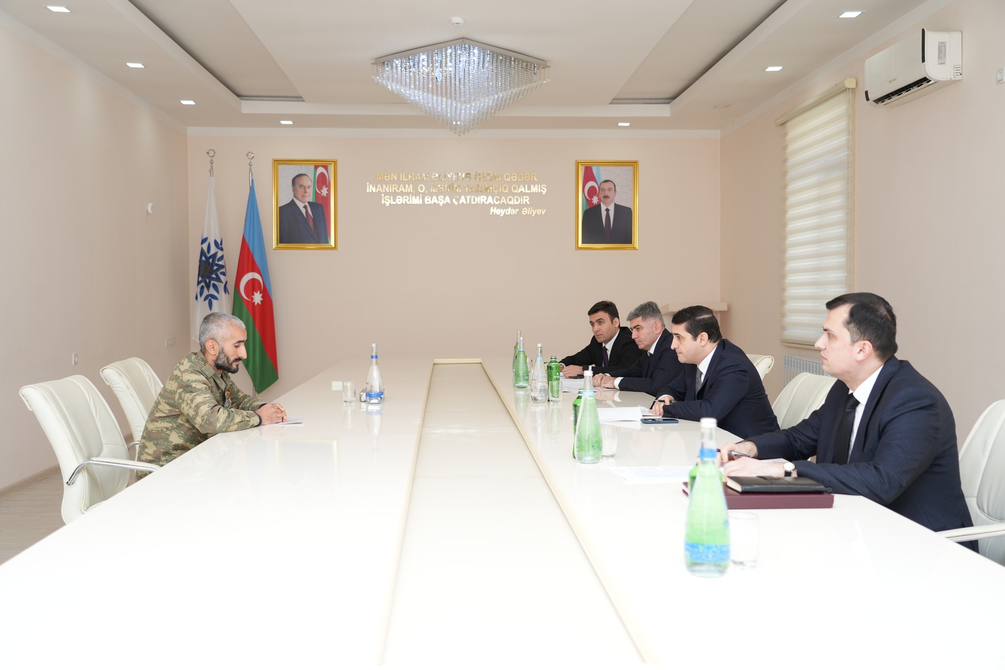 Nazir Fərid Əhmədov Kürdəmirdə vətəndaşları qəbul edib