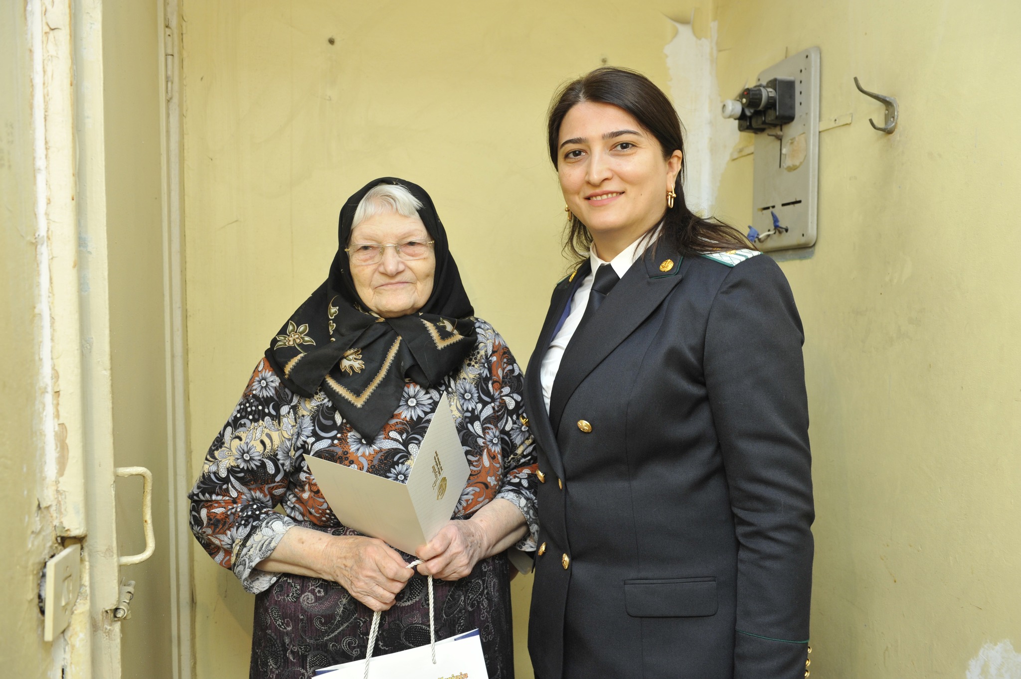 Təqaüddə olan ədliyyə işçiləri ziyarət edilib