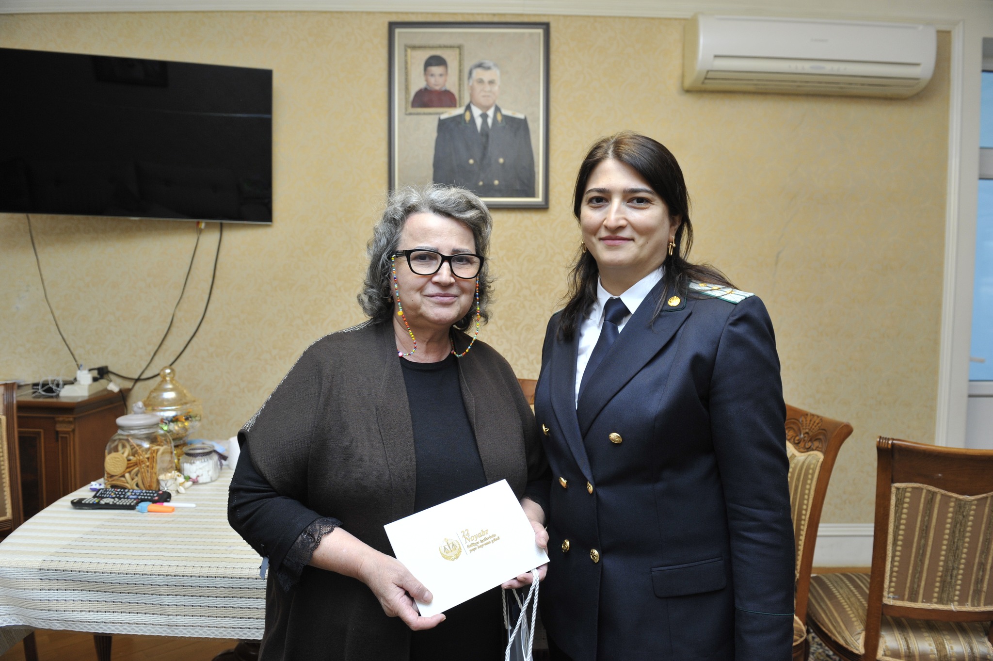 Təqaüddə olan ədliyyə işçiləri ziyarət edilib