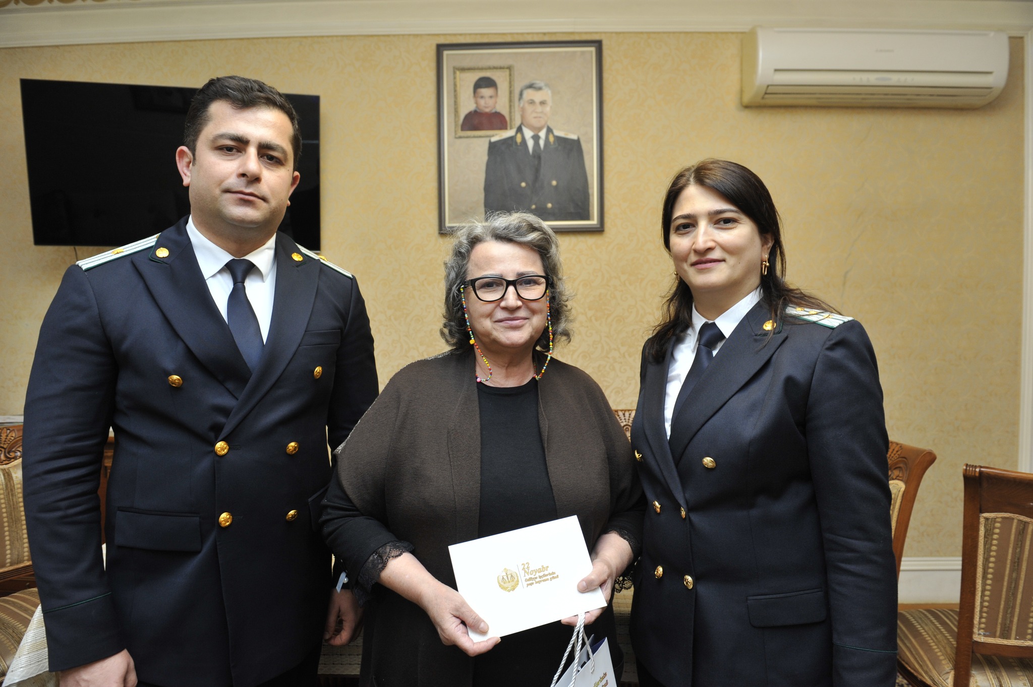 Təqaüddə olan ədliyyə işçiləri ziyarət edilib