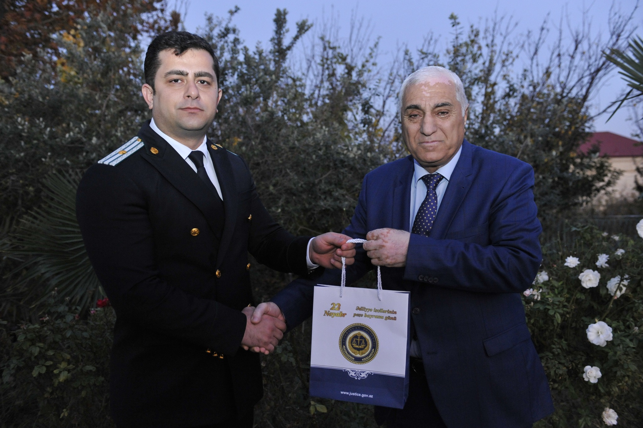 Təqaüddə olan ədliyyə işçiləri ziyarət edilib