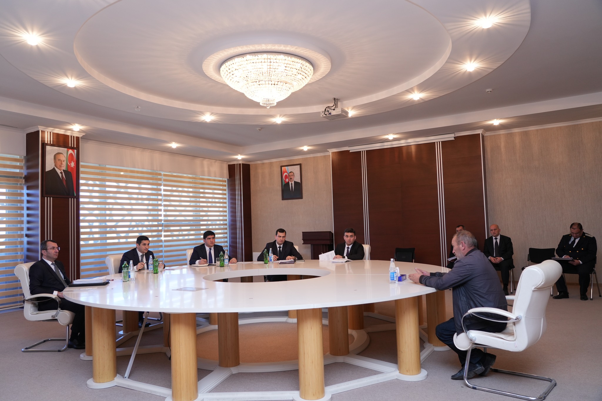 Nazir Fərid Əhmədov Neftçala şəhərində vətəndaşları qəbul edib