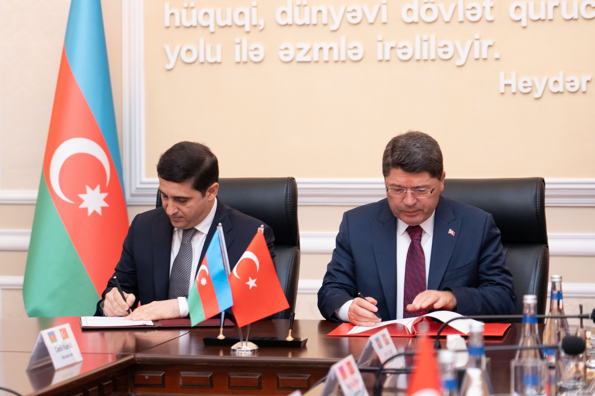 Azərbaycan və Türkiyə ədliyyə nazirlikləri arasında Anlaşma Memorandumu imzalanıb