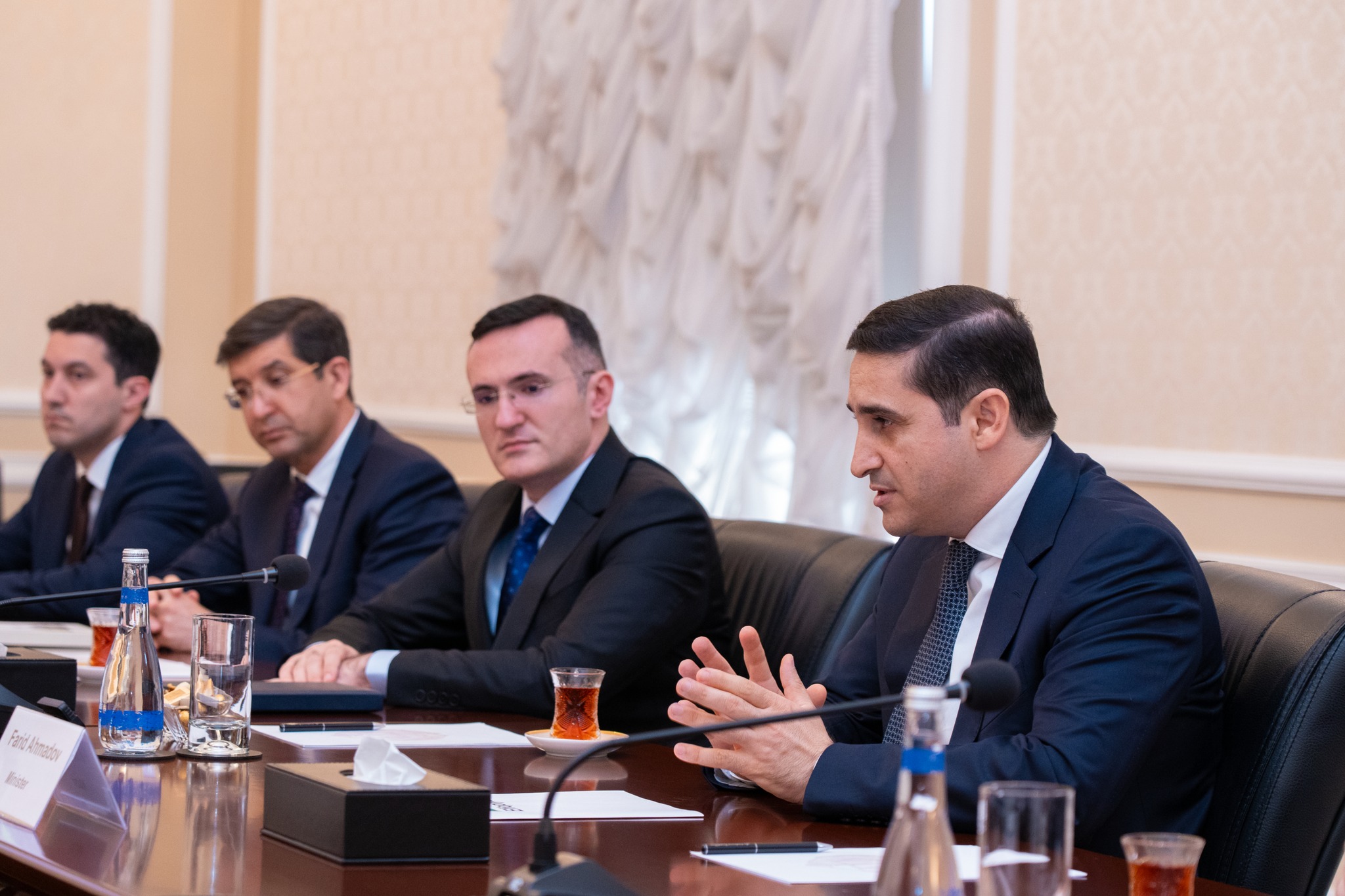 Nazir Fərid Əhmədov Efiopiyanın Ədliyyə Nazirliyinin ədliyyə məsələləri üzrə dövlət katibi ilə görüşüb