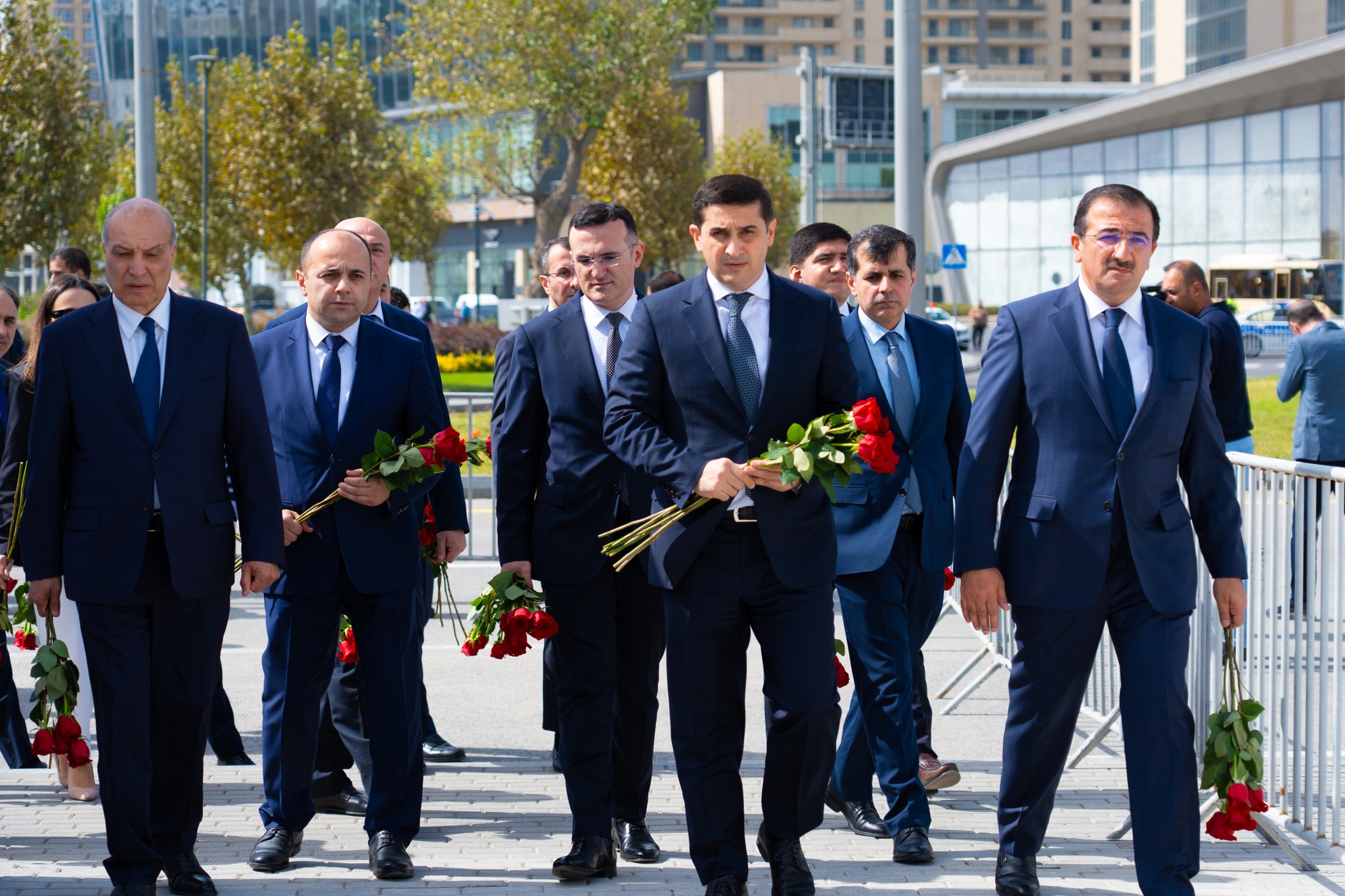 Ədliyyə Nazirliyinin kollektivi Anım Gününü qeyd edib