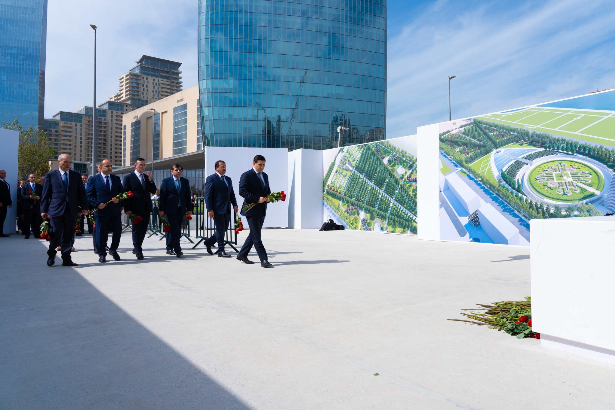 Ədliyyə Nazirliyinin kollektivi Anım Gününü qeyd edib