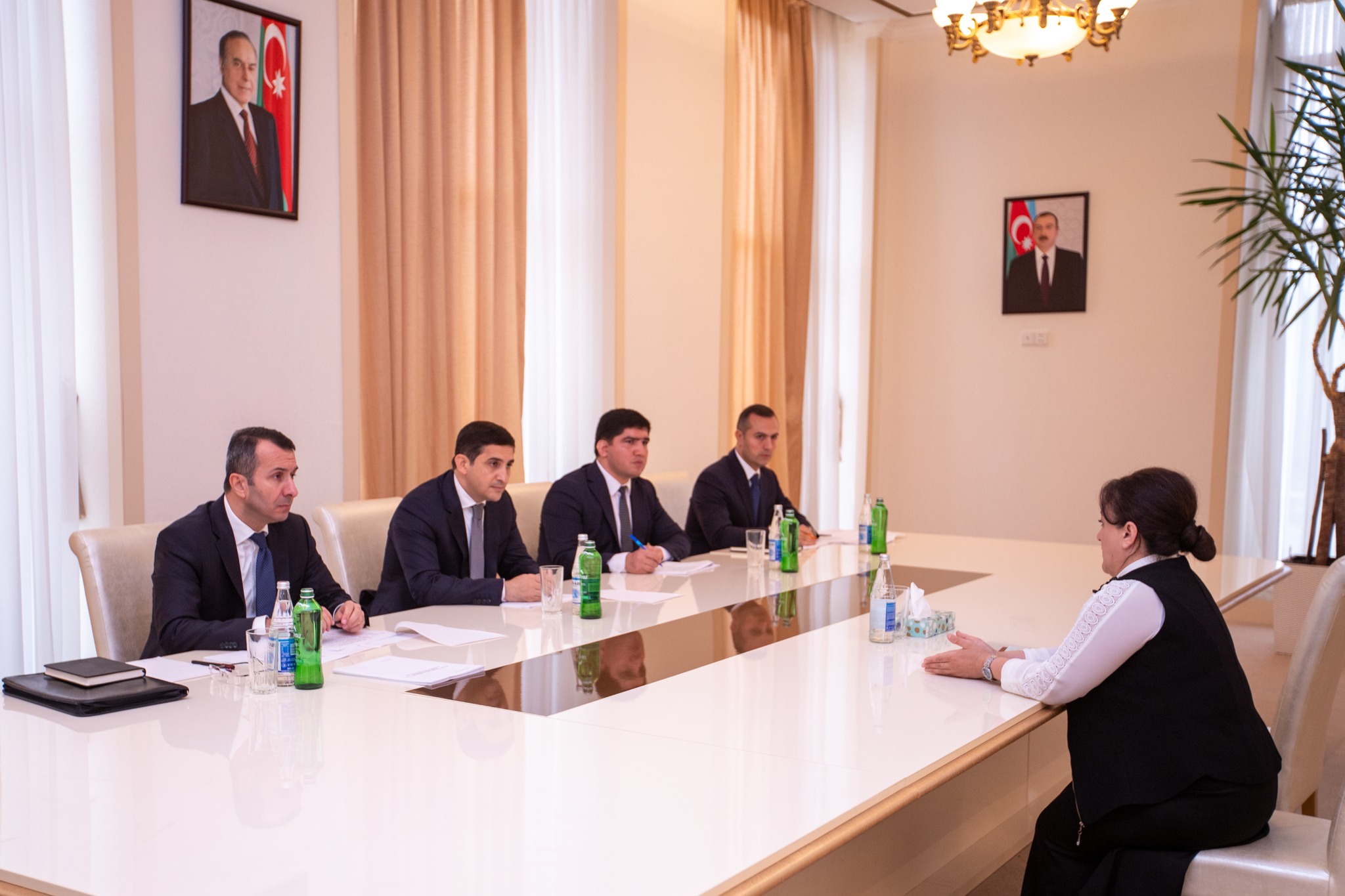 Nazir Fərid Əhmədov Göygöl şəhərində vətəndaşları qəbul edib