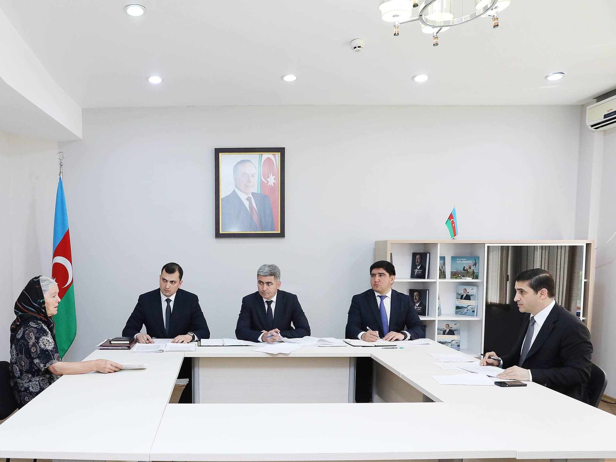 Nazir Fərid Əhmədov Zaqatala şəhərində vətəndaşları qəbul edib