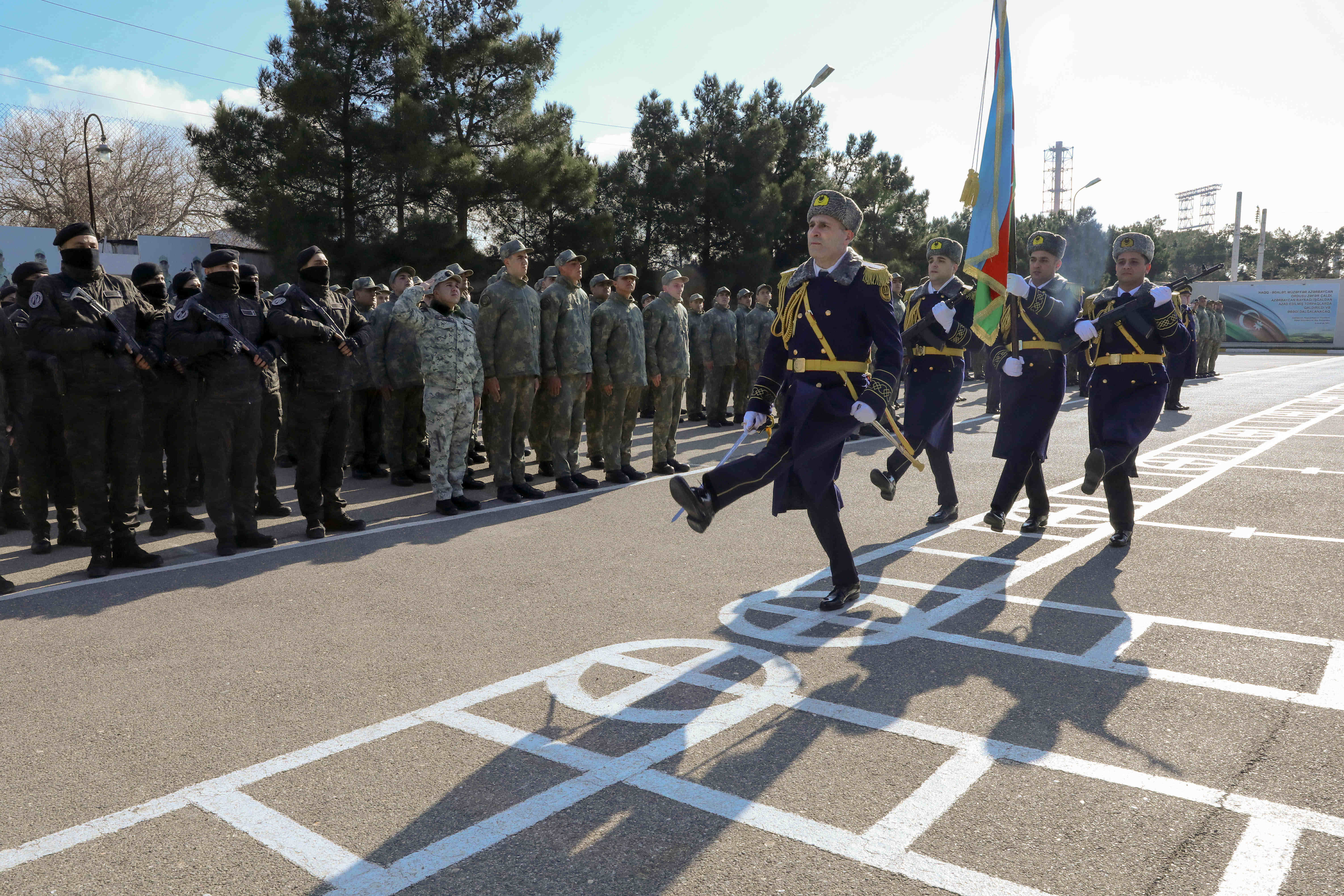 Ədliyyə Nazirliyinin Penitensiar xidmətinin Mühafizə alayında andiçmə mərasimi keçirilib