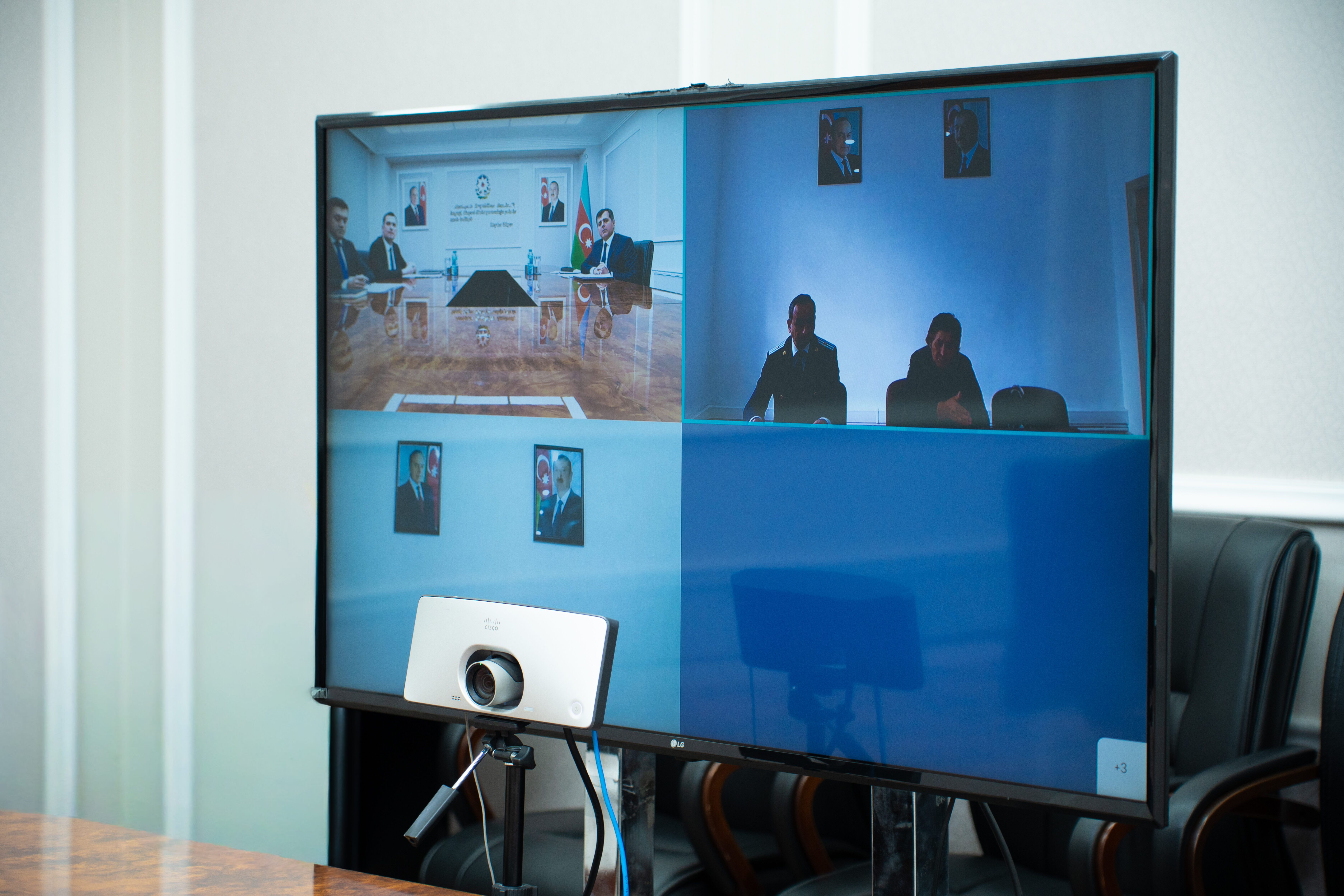 Ədliyyə nazirinin müavini videoqəbul keçirib