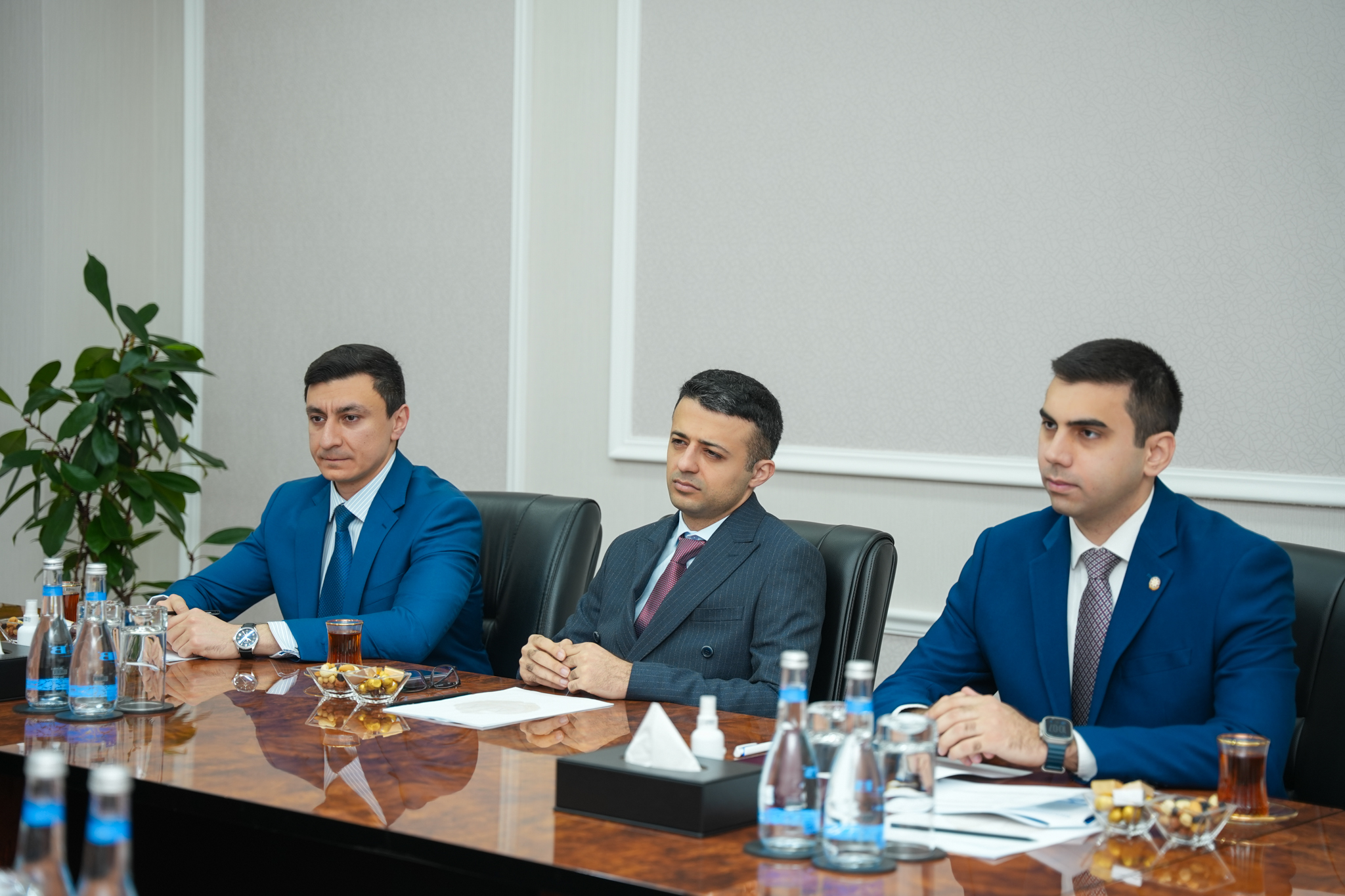 Nazir Fərid Əhmədov “Yüksəliş” müsabiqəsinin qalibləri ilə görüş keçirib