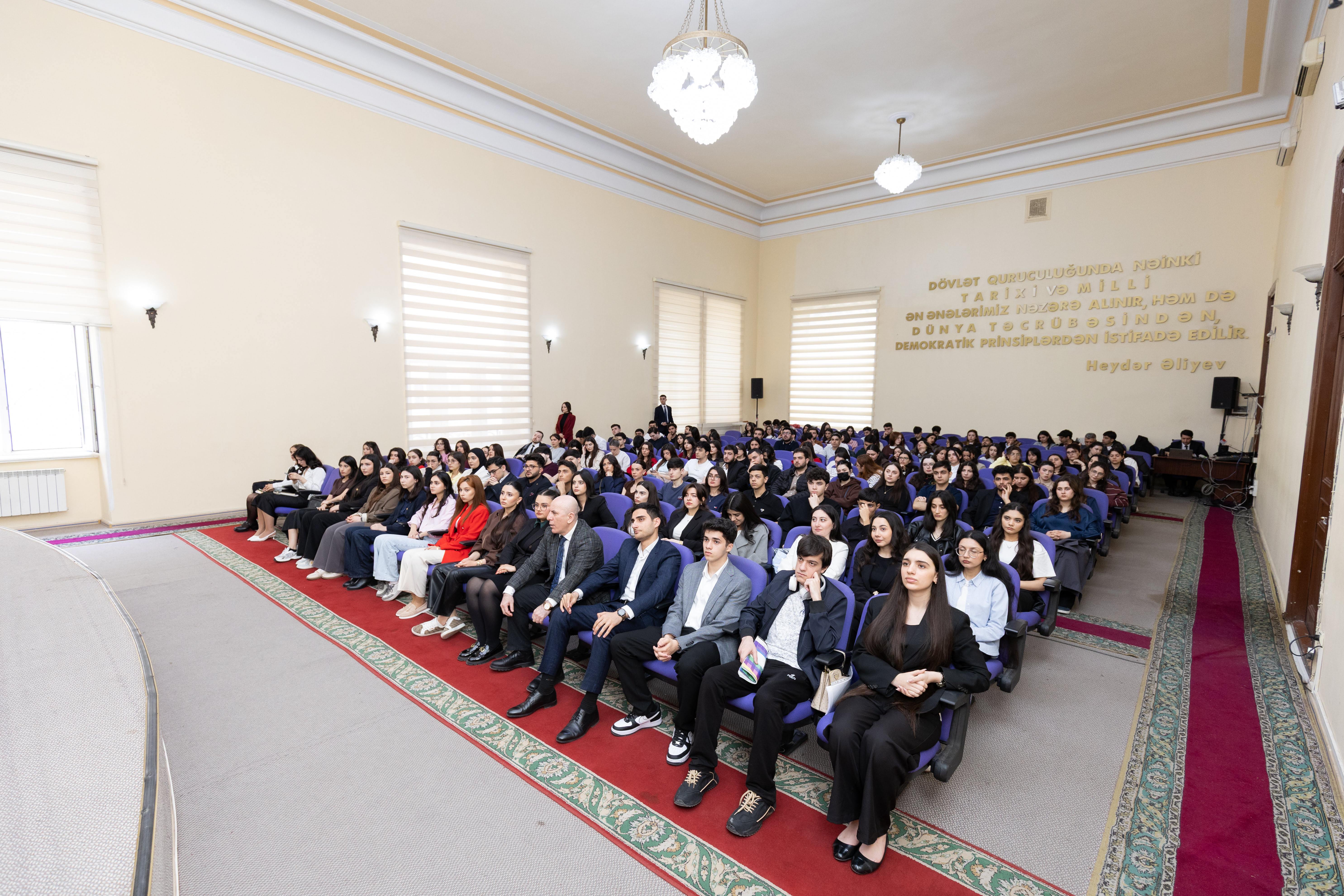 Ali təhsil müəssisələrində ədliyyə orqanlarında karyera imkanları barədə infosessiyalar keçirilir