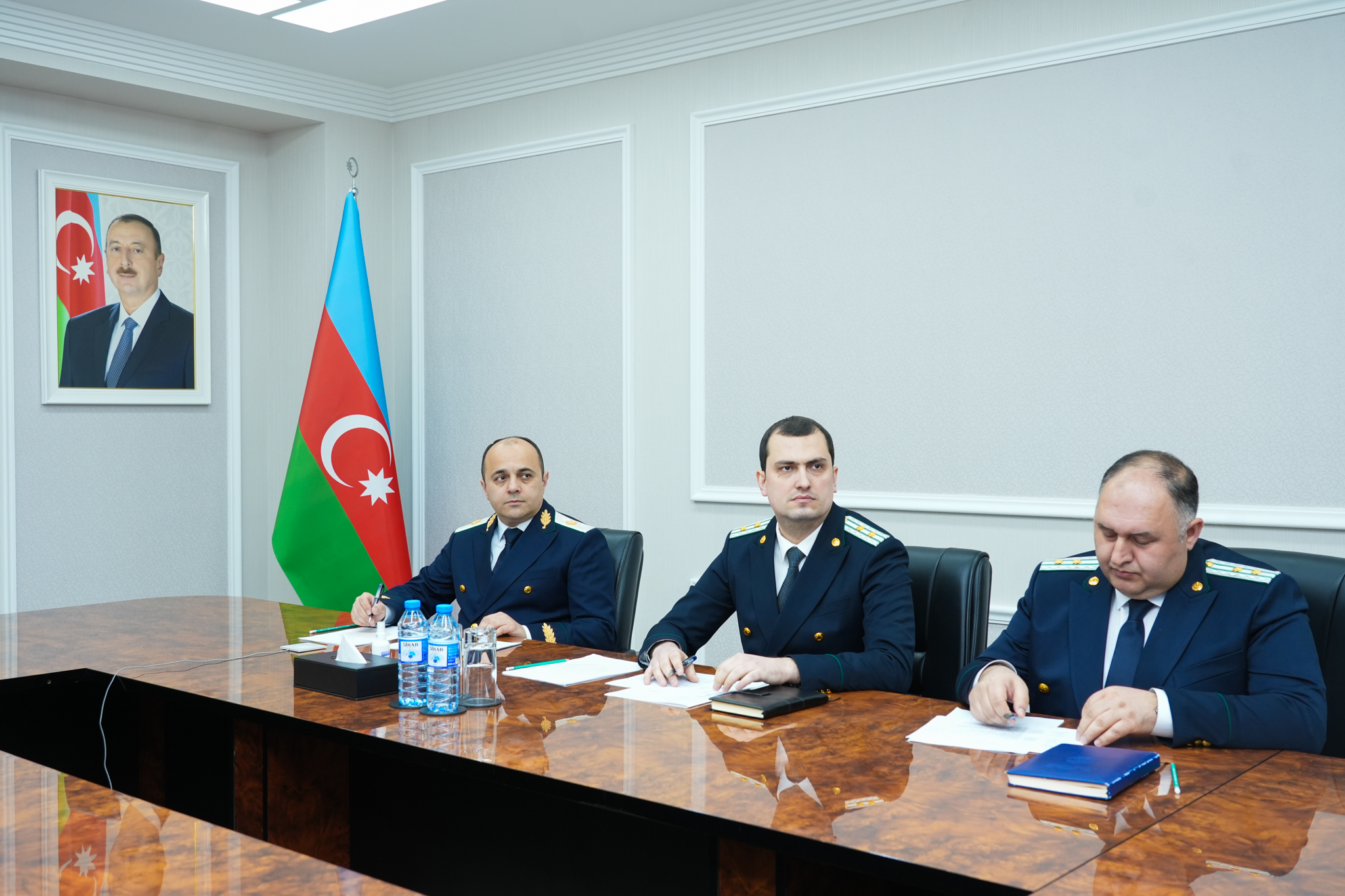 Ədliyyə nazirinin müavini videoqəbul keçirib