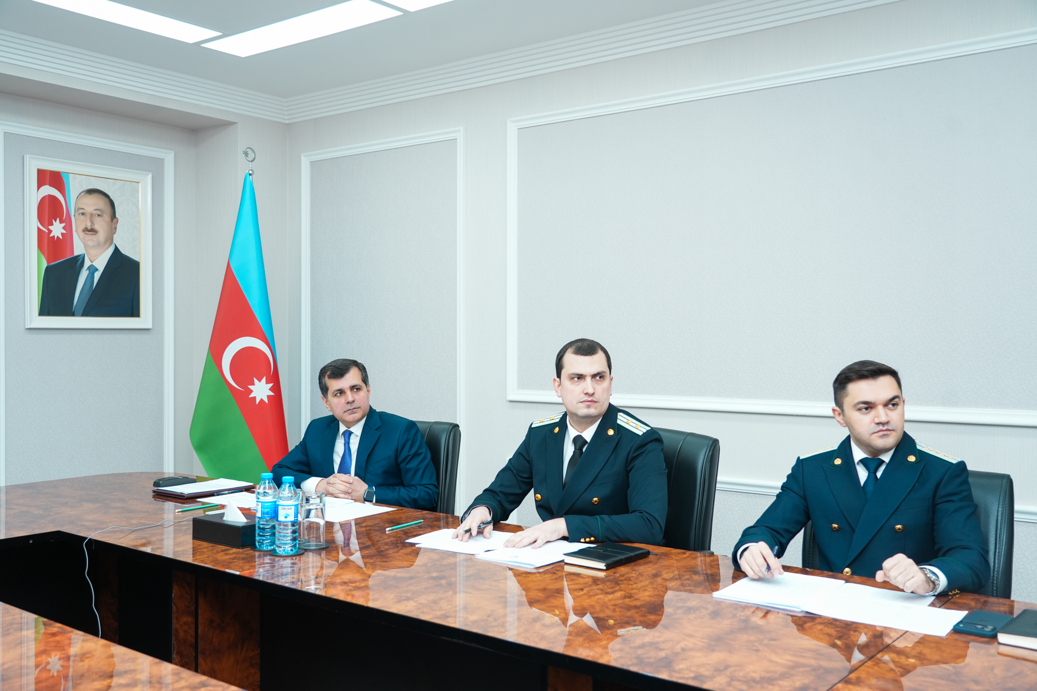 Ədliyyə nazirinin müavini videoqəbul keçirib