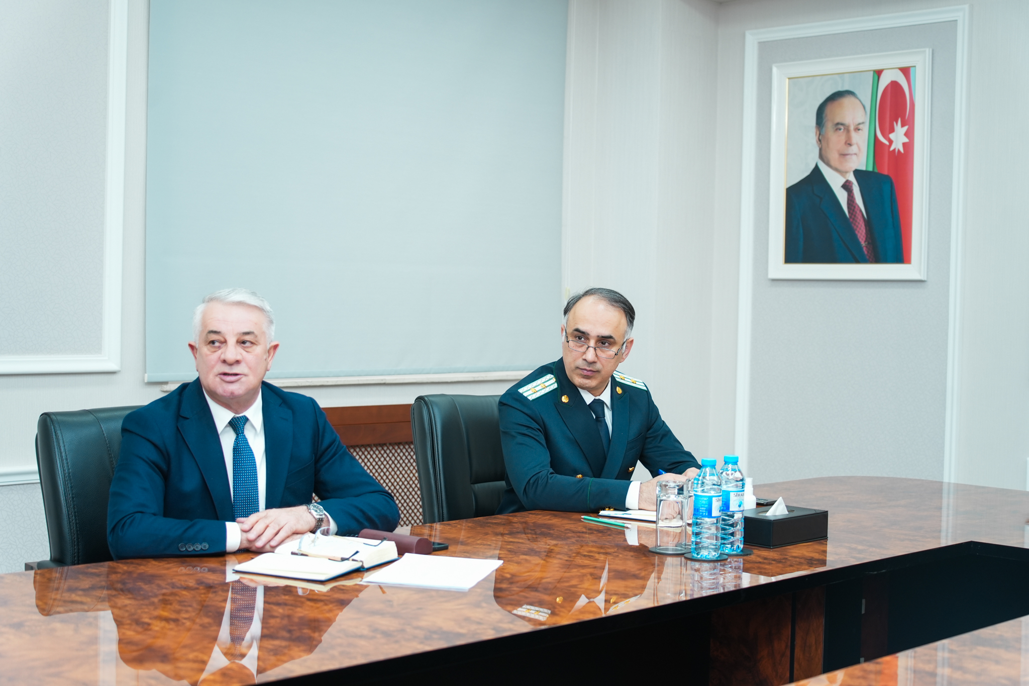 Ədliyyə nazirinin müavini videoqəbul keçirib