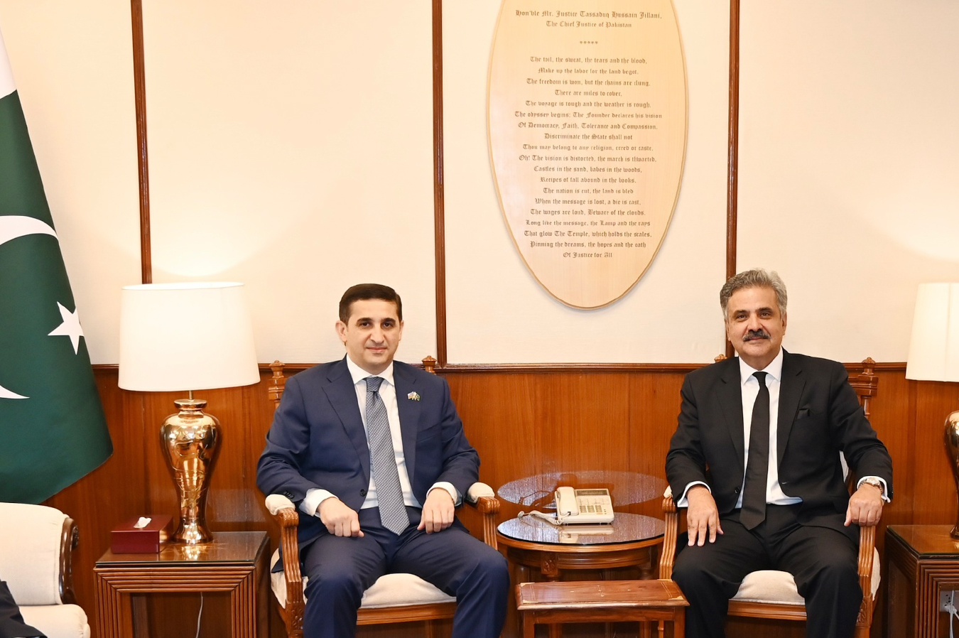 Fərid Əhmədov Pakistan İslam Respublikasına səfəri çərçivəsində bir sıra görüşlər keçirib