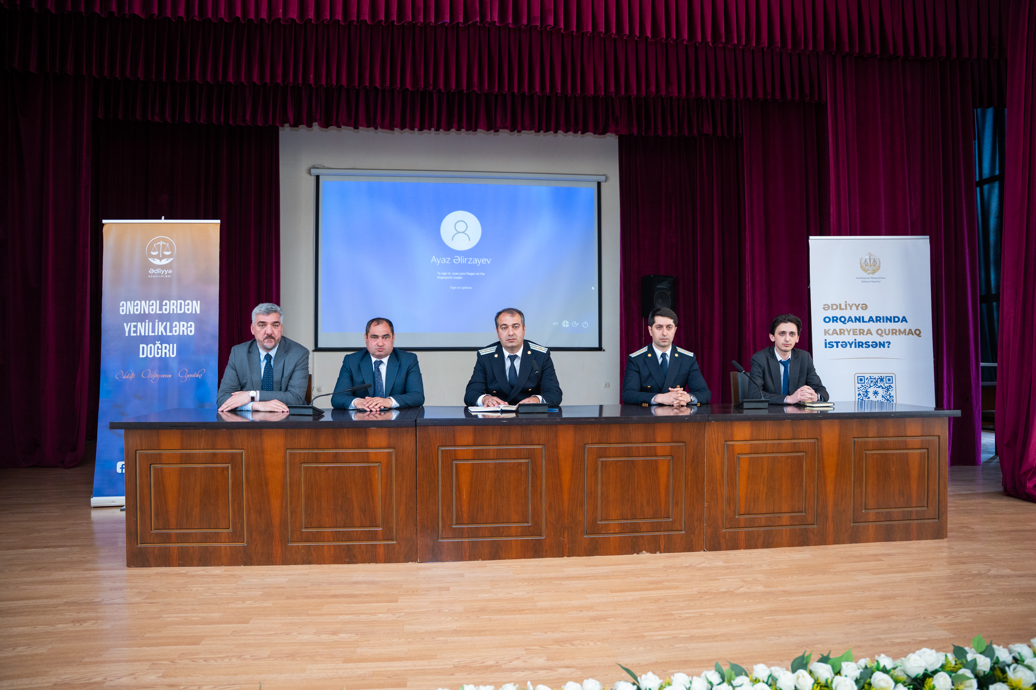 Ali təhsil müəssisələrində ədliyyə orqanlarında karyera imkanları barədə infosessiyalar keçirilir