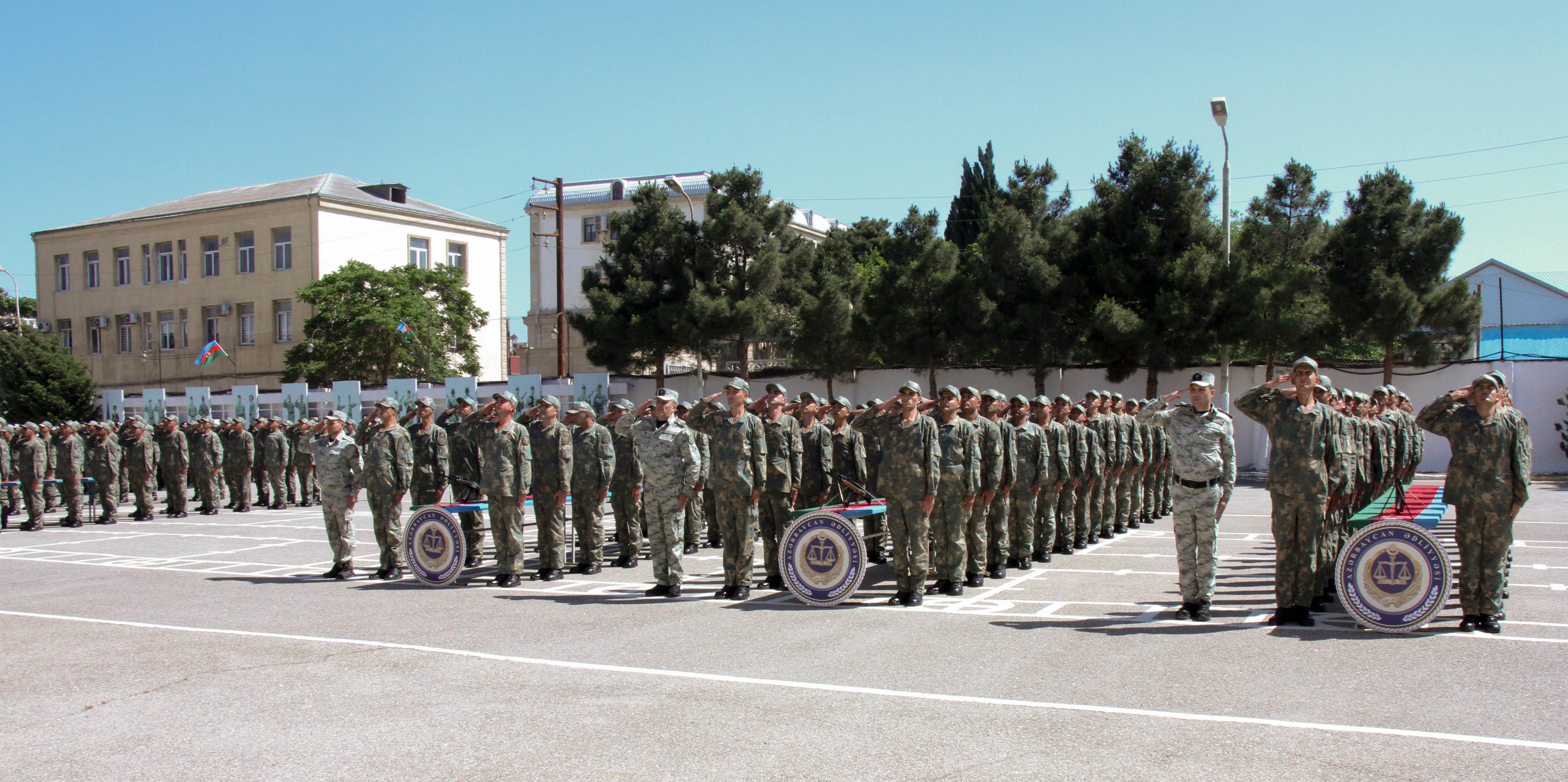 Ədliyyə Nazirliyinin Penitensiar xidmətinin Mühafizə alayında andiçmə mərasimi keçirilib