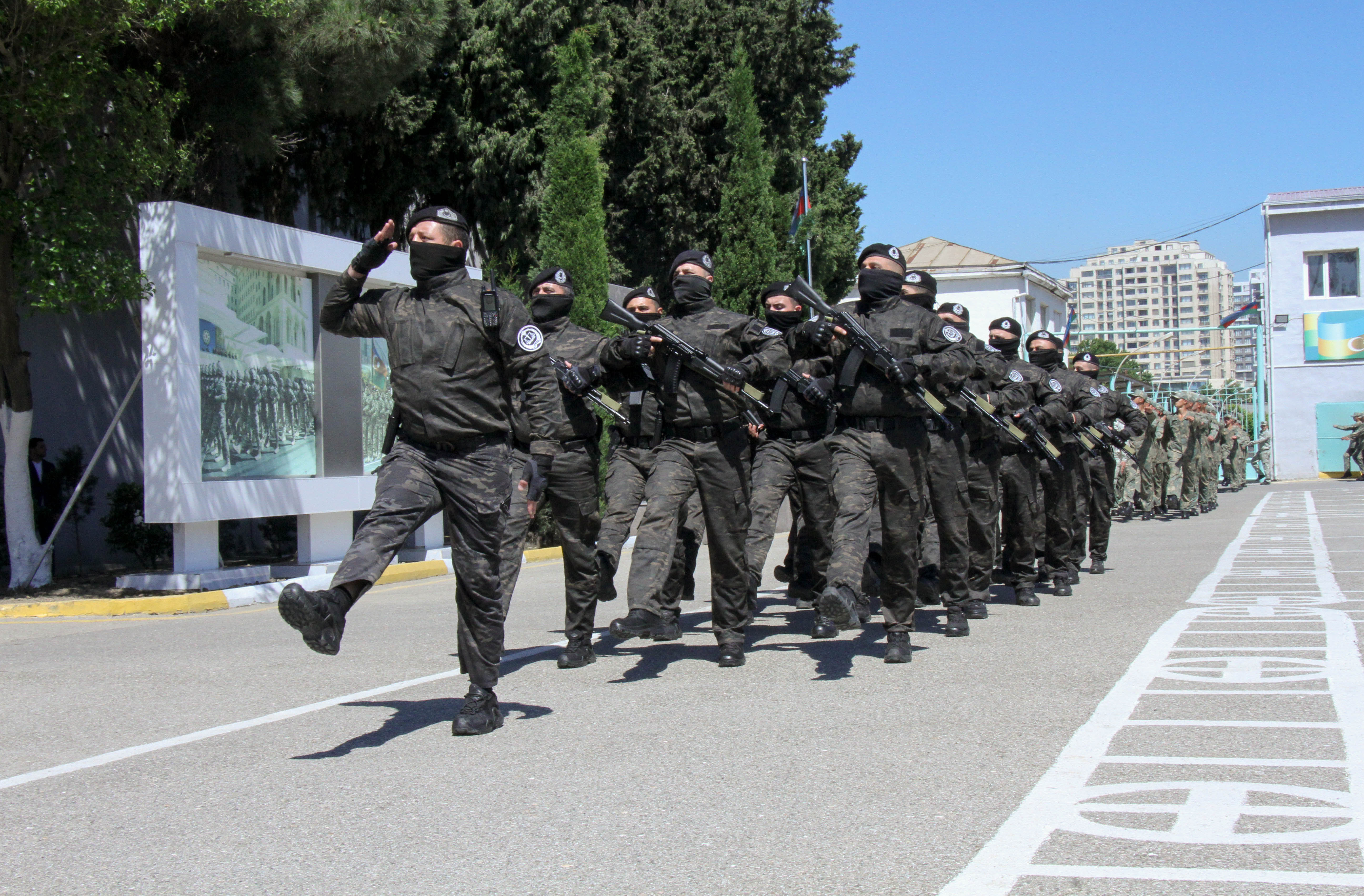 Ədliyyə Nazirliyinin Penitensiar xidmətinin Mühafizə alayında andiçmə mərasimi keçirilib