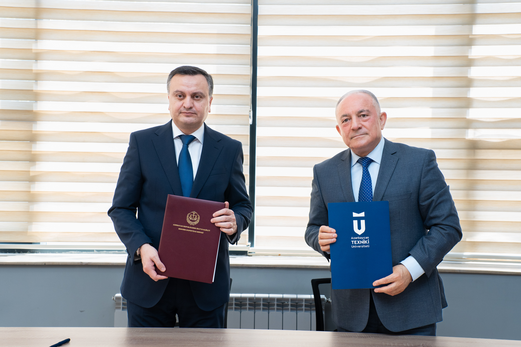 Ədliyyə Nazirliyinin Məhkəmə Ekspertizası Mərkəzi ilə Azərbaycan Texniki Universiteti arasında Əməkdaşlıq Memorandumu imzalanıb