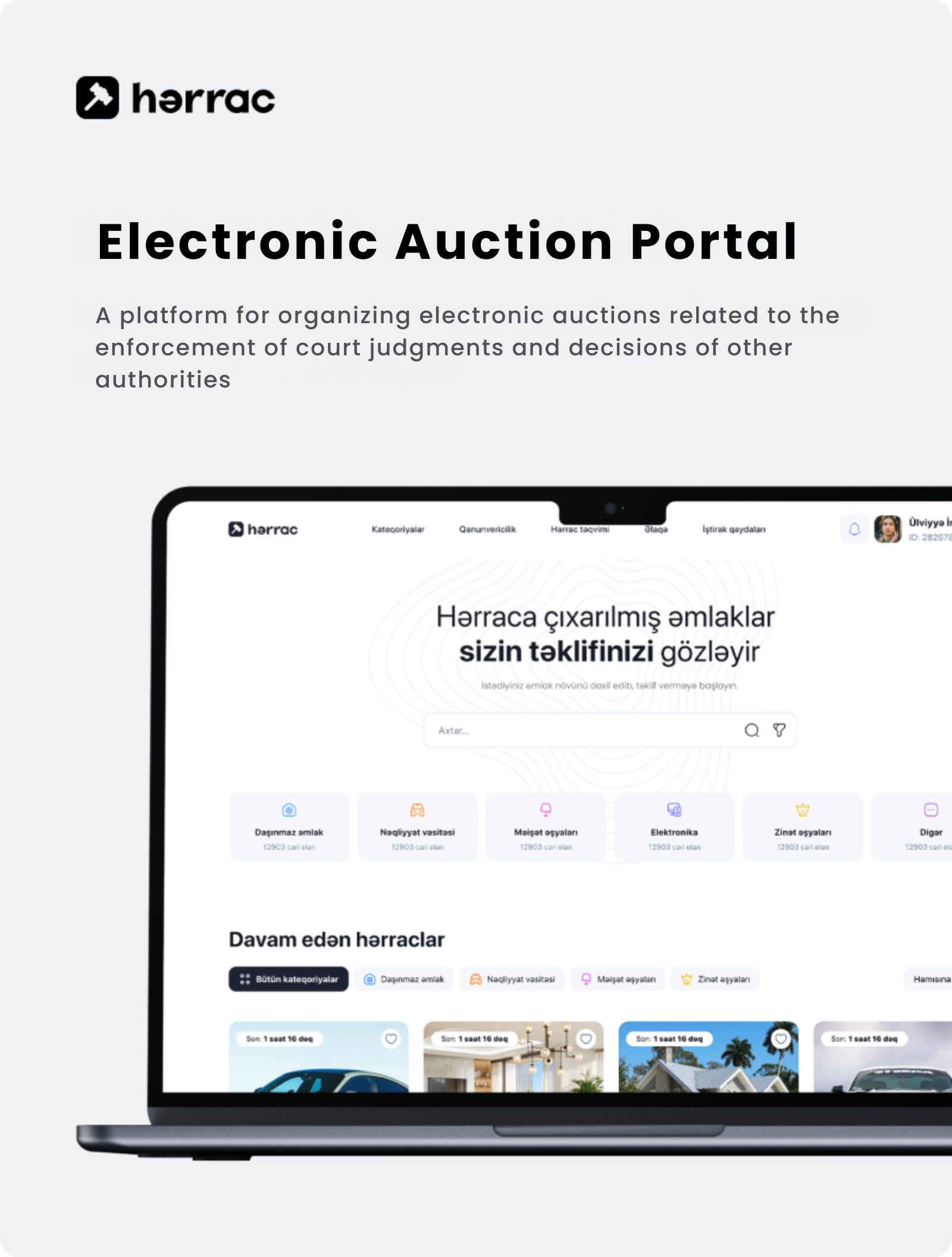“Electronic Auction” Portal 