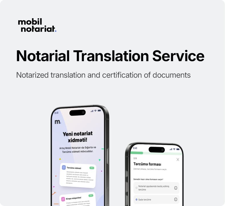 "Notarial Translation" service