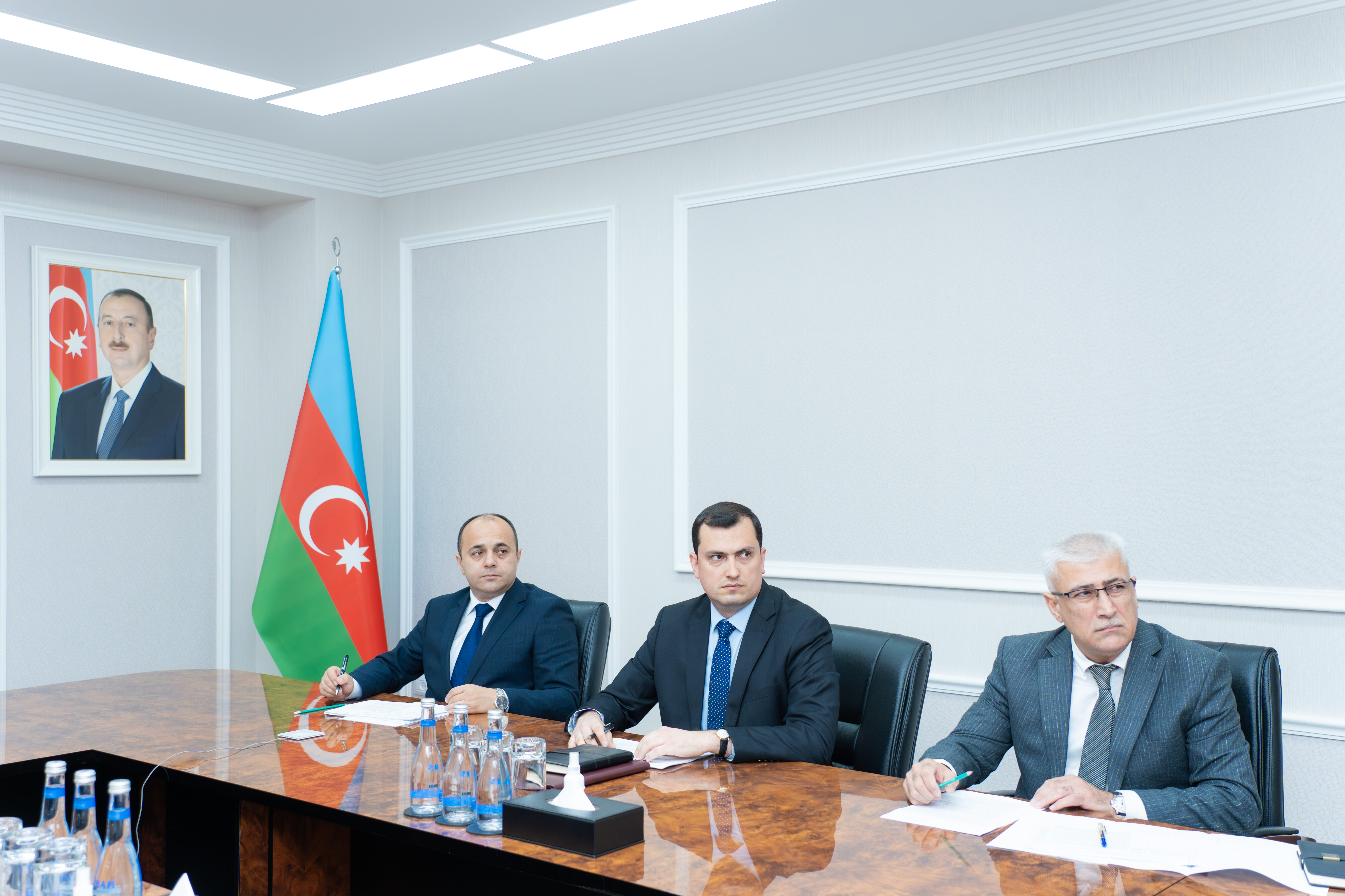 Ədliyyə nazirinin müavini videoqəbul keçirib