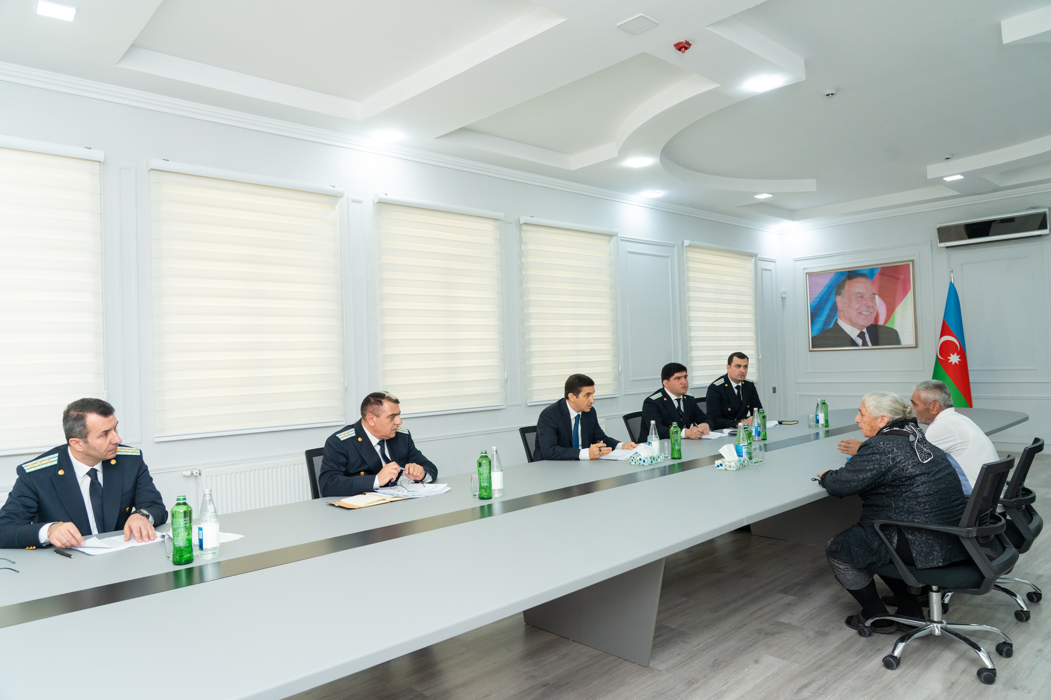 Nazir Fərid Əhmədov Yevlax şəhərində vətəndaşları qəbul edib