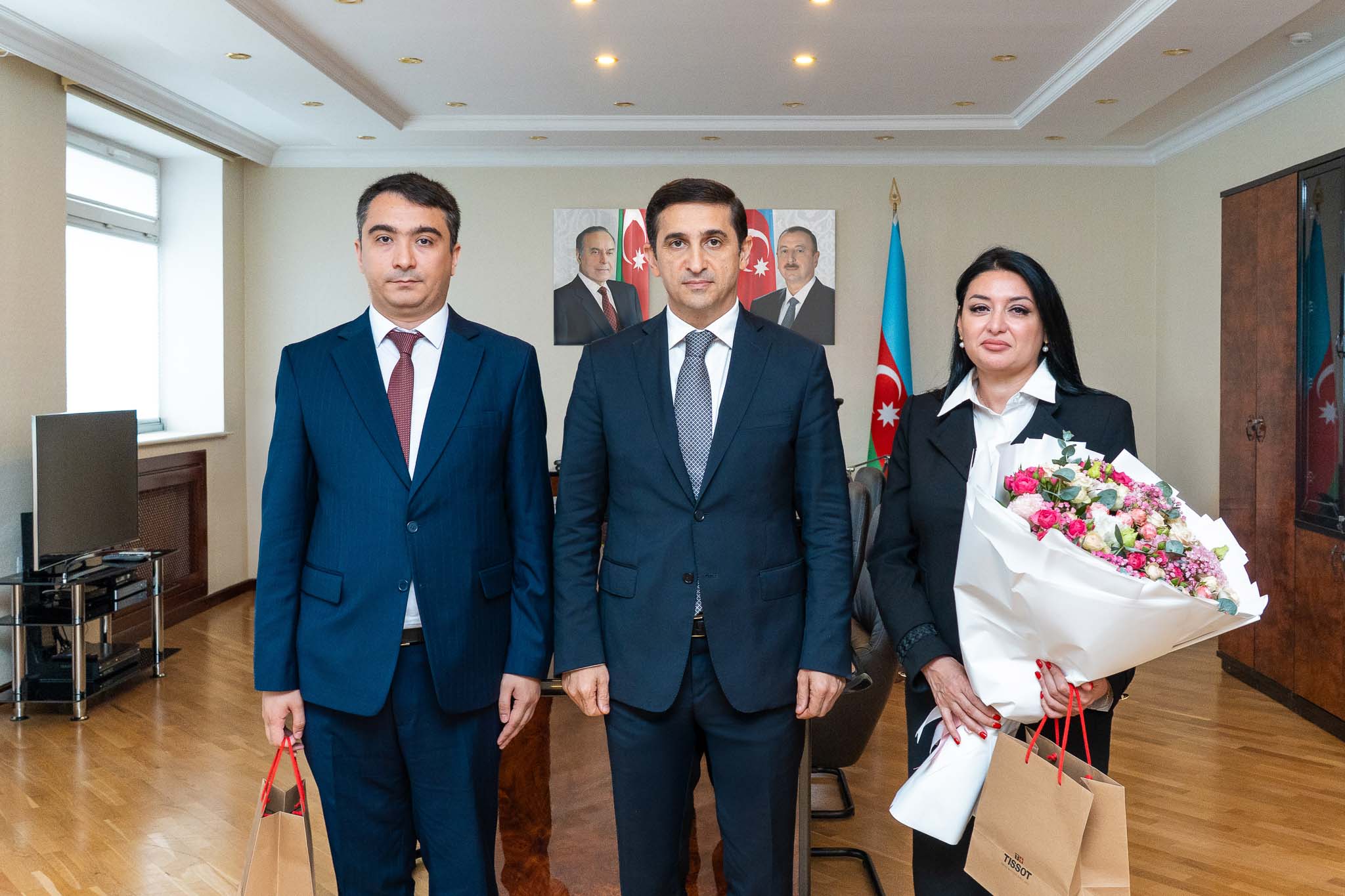 Ədliyyə naziri hakim vəzifələrinə təyin edilmiş əməkdaşlarla görüşüb