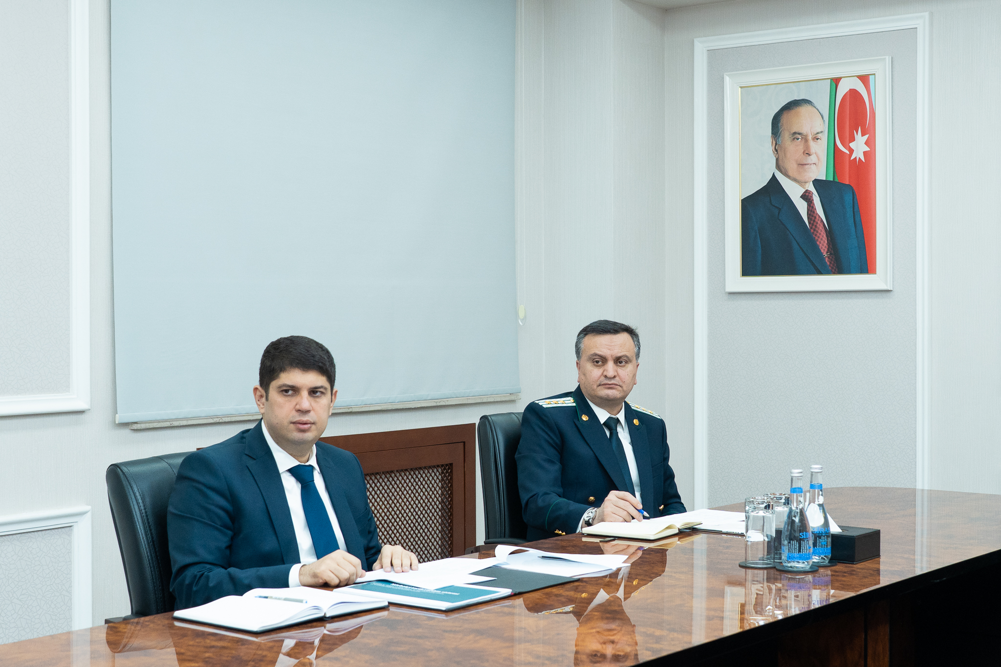 Ədliyyə nazirinin müavini videoqəbul keçirib