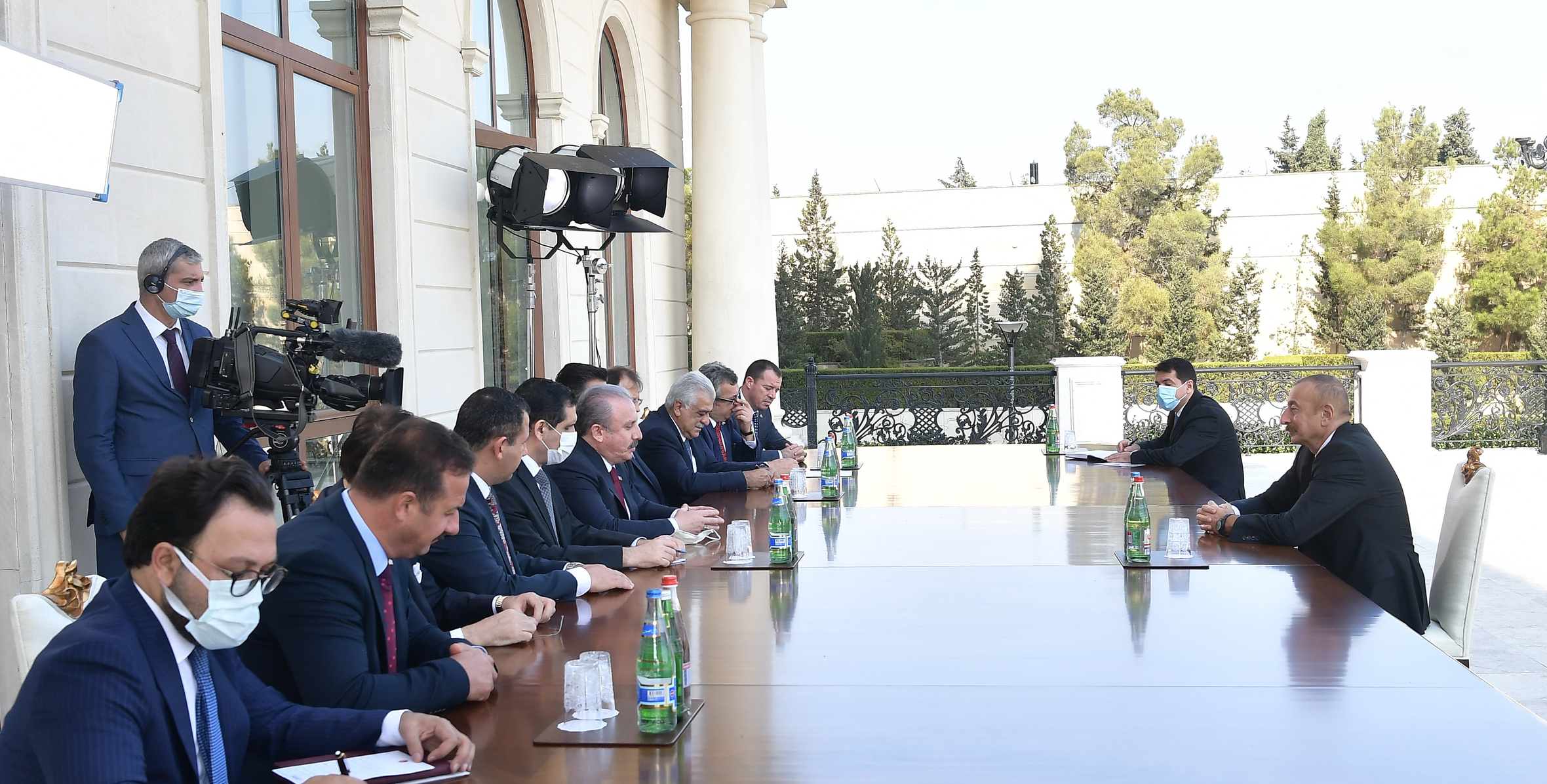 Ilham Aliyev received delegation led by Speaker of Grand National Assembly of Turkey