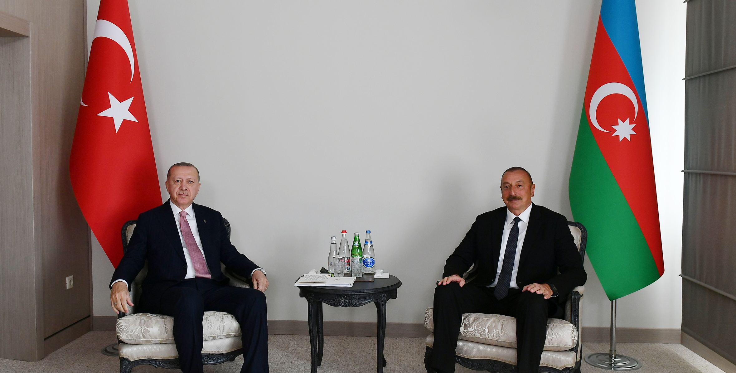 Azərbaycan və Türkiyə prezidentlərinin təkbətək görüşü