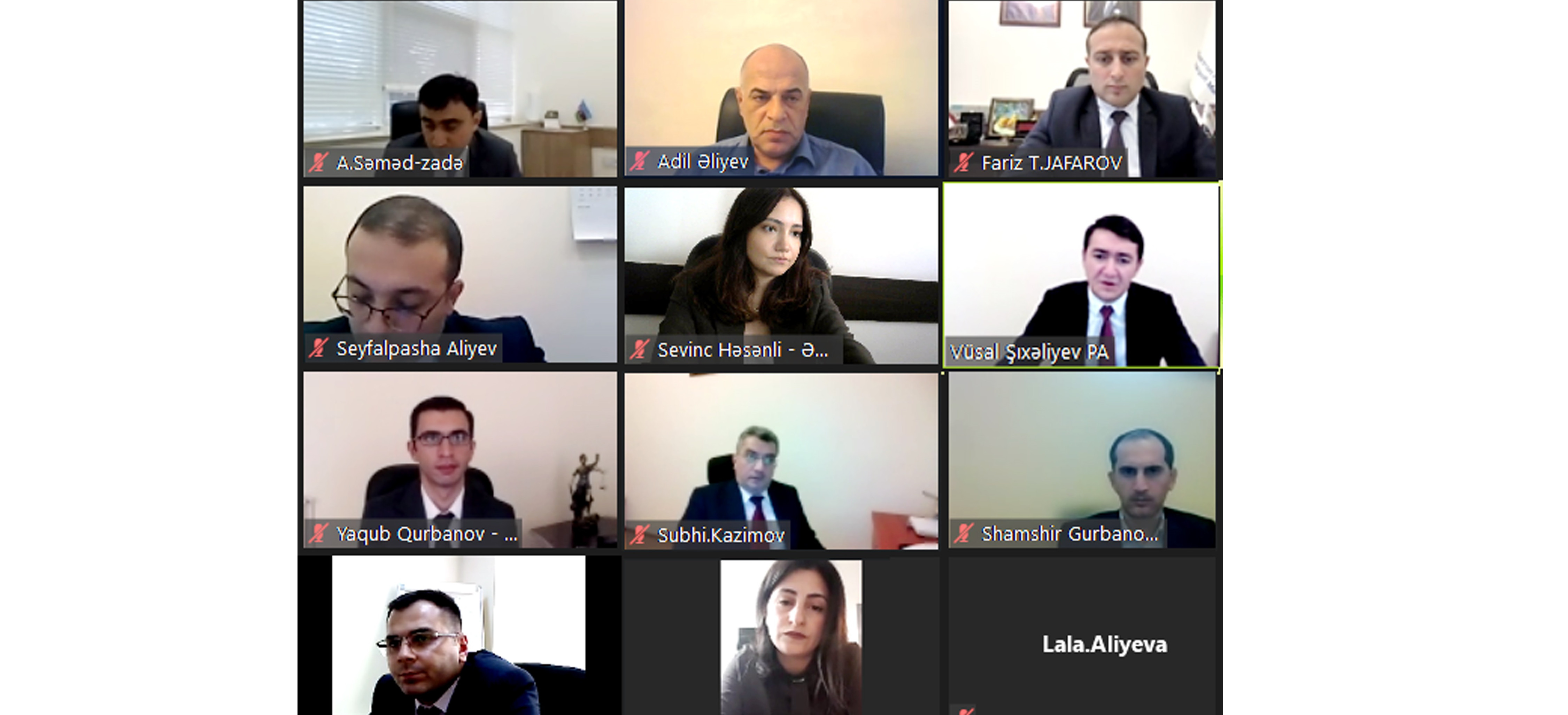 "Müqavilələrin icrası, mübahisələrin həlli, müəssisənin bağlanması və müflisləşmə, məhkəmə sistemi və hüququn aliliyi" işçi qrupunun  növbəti iclası keçirilib