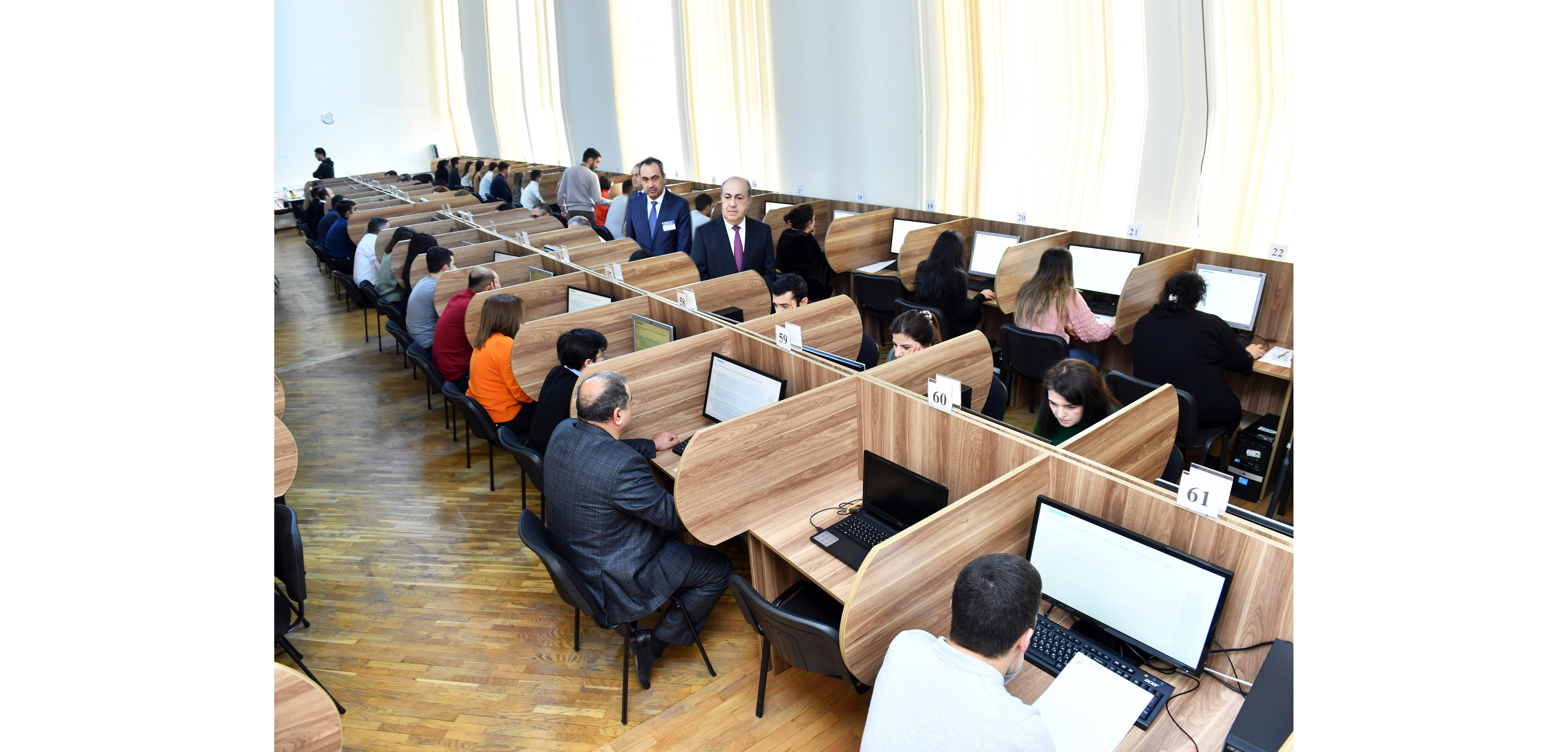 Ədliyyə orqanlarına qulluğa qəbulla bağlı növbəti test imtahanı keçirilib